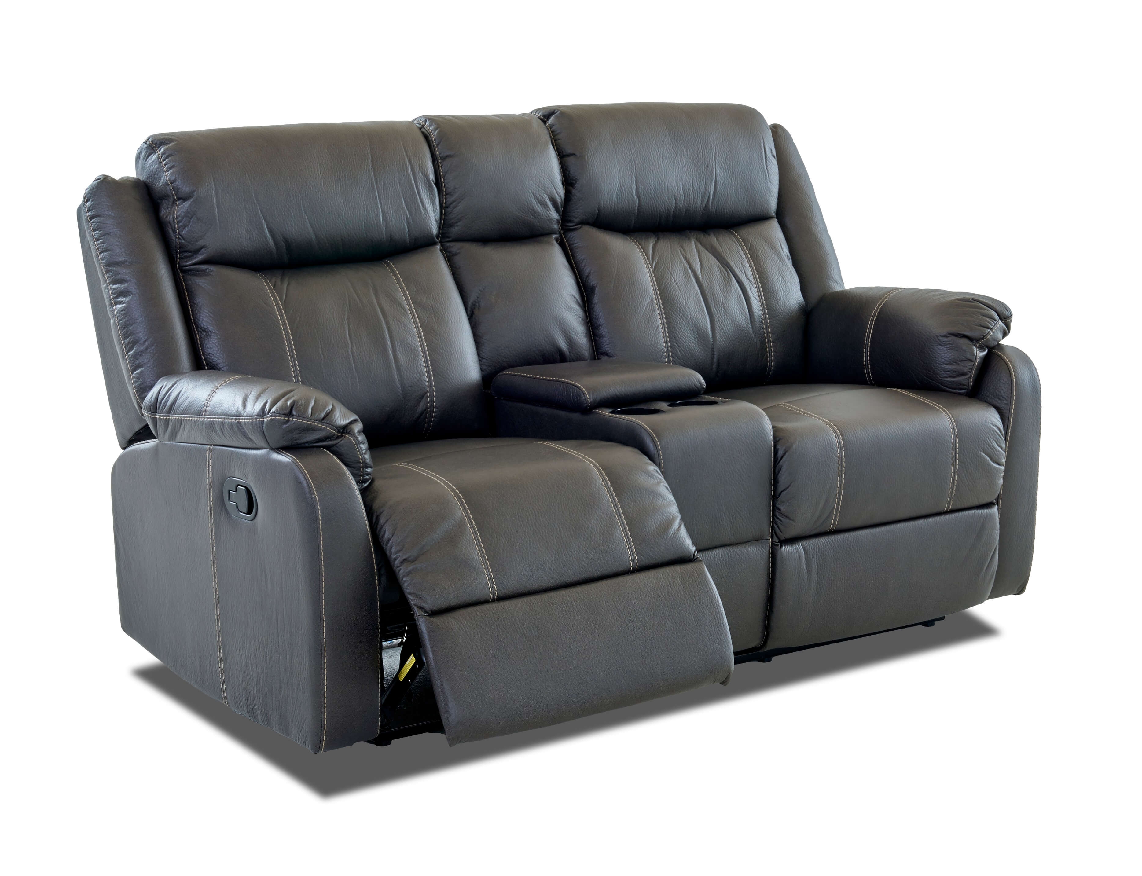Klaussner Domino Valor Carbon Loveseat by Ashley