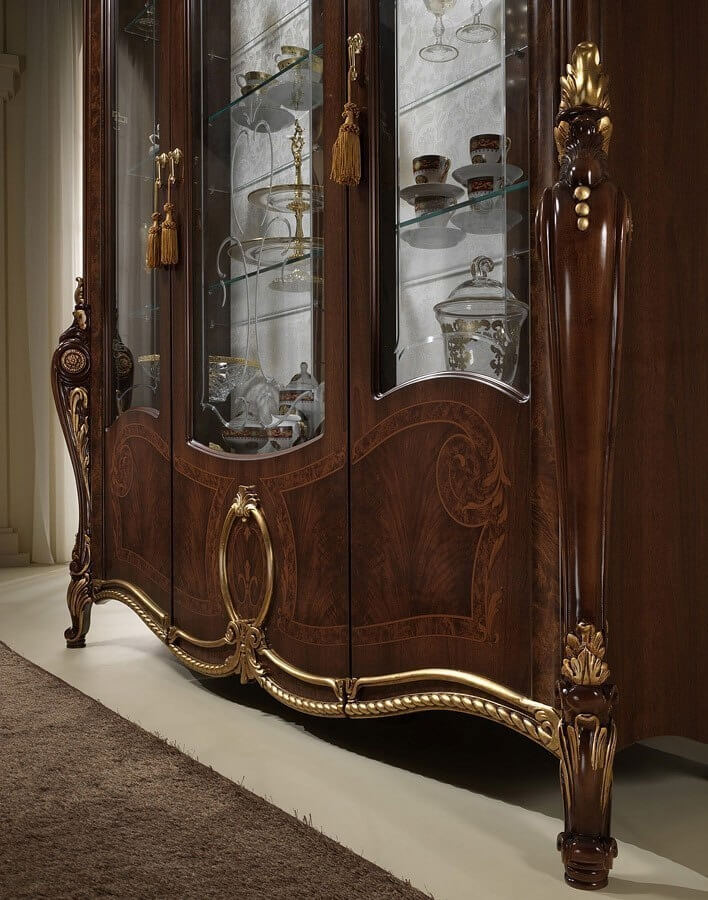 Donatello Classic 3-Door China Cabinet by ESF Furniture
