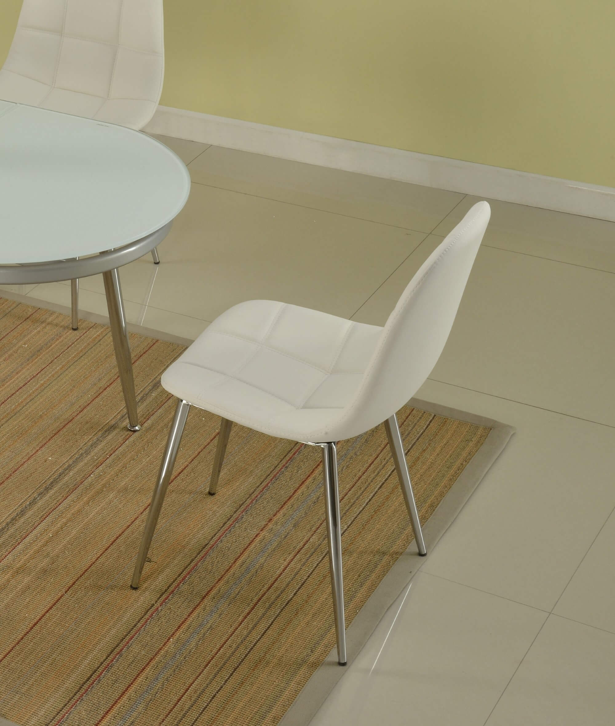 Donna Upholstered Back PU Side Chair