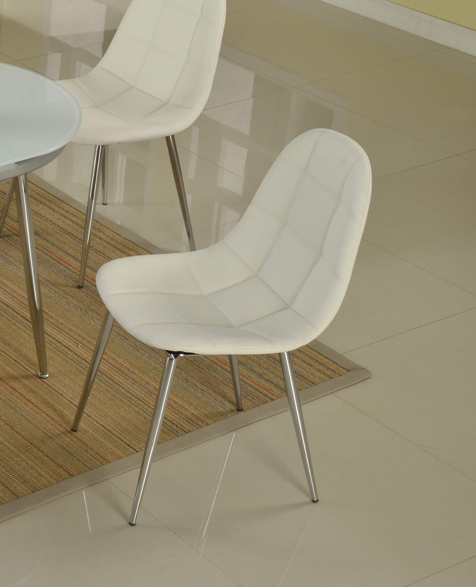 Donna Upholstered Back PU Side Chair