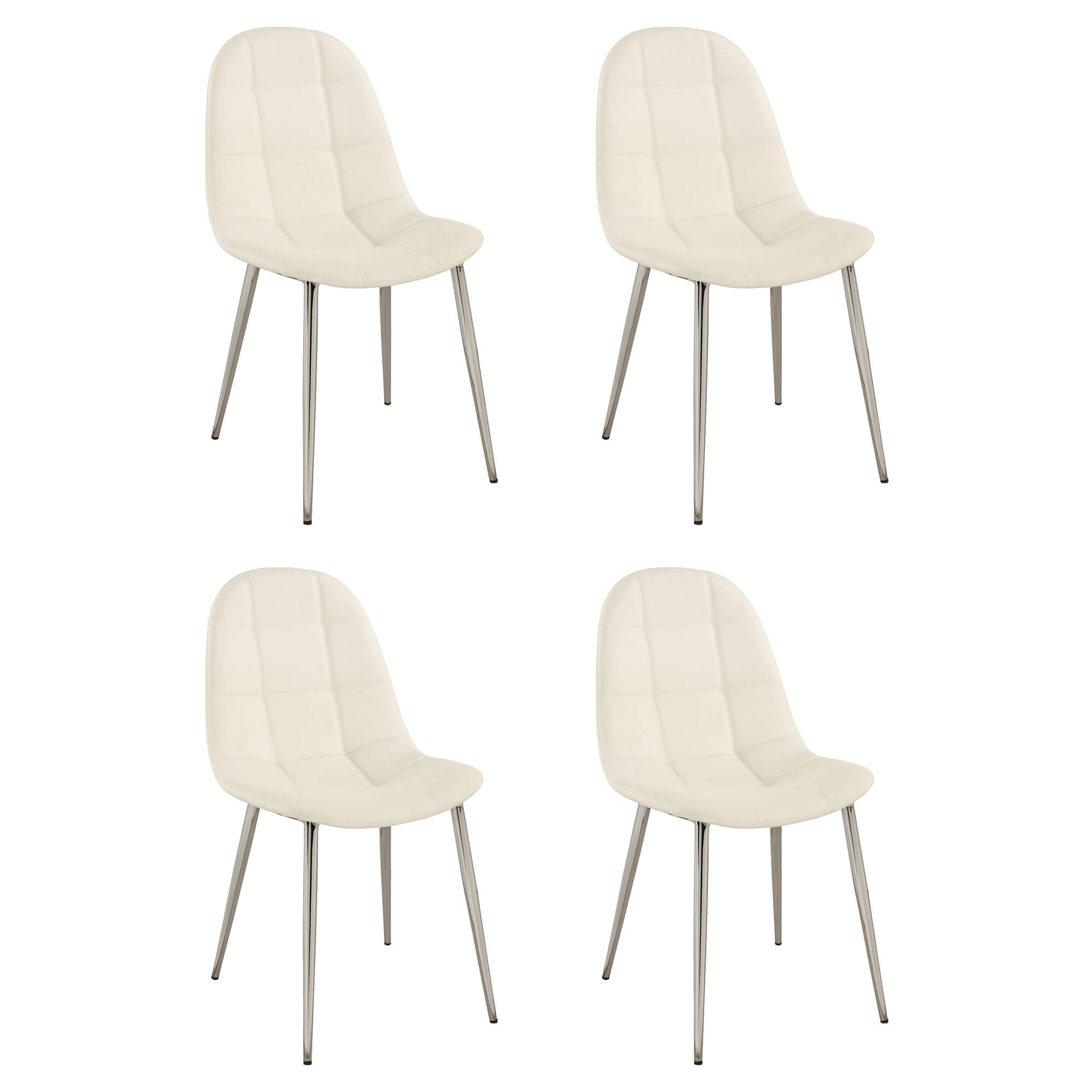 Donna Upholstered Back PU Side Chair