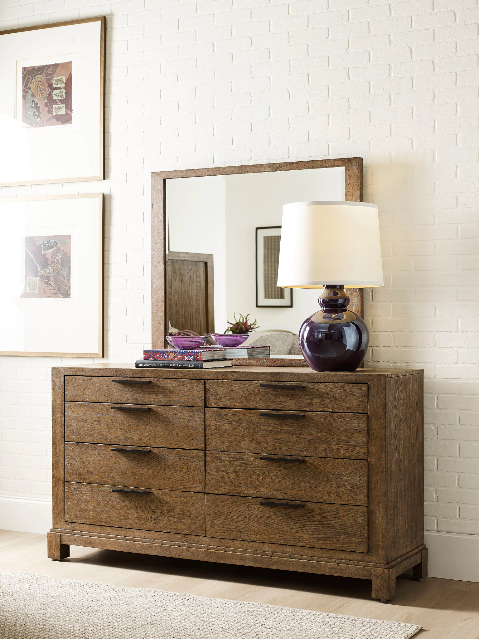 Skyline Trenton Wood Panel Bedroom Set