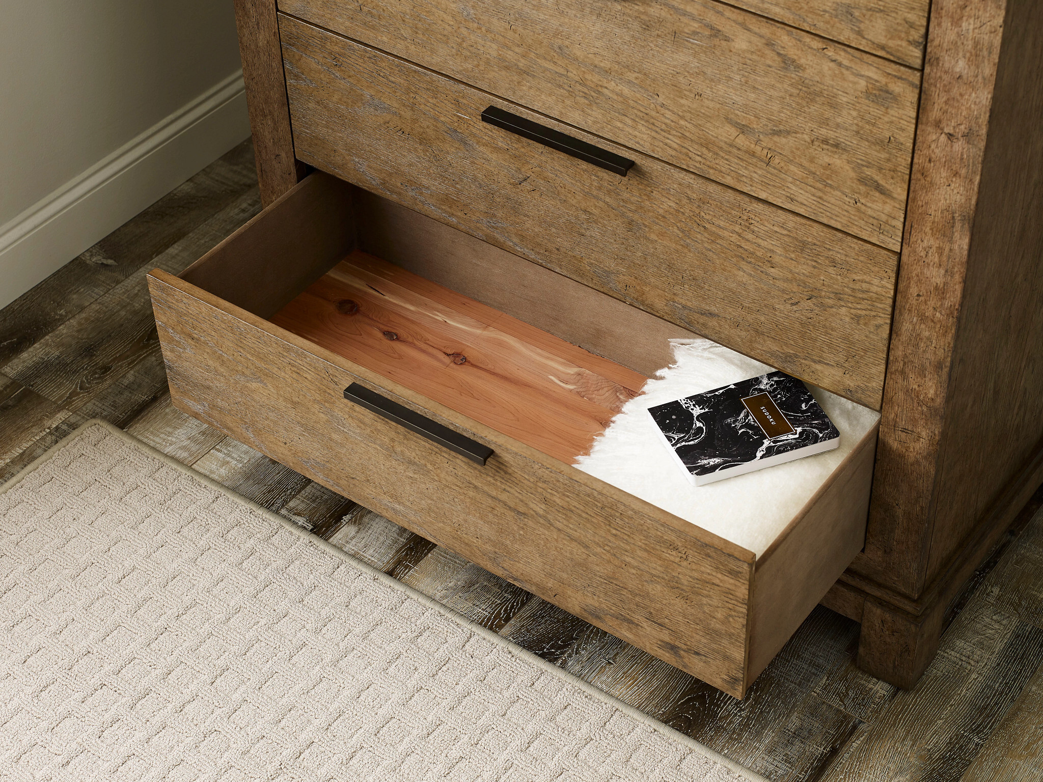 Skyline Trenton Wood Panel Bedroom Set