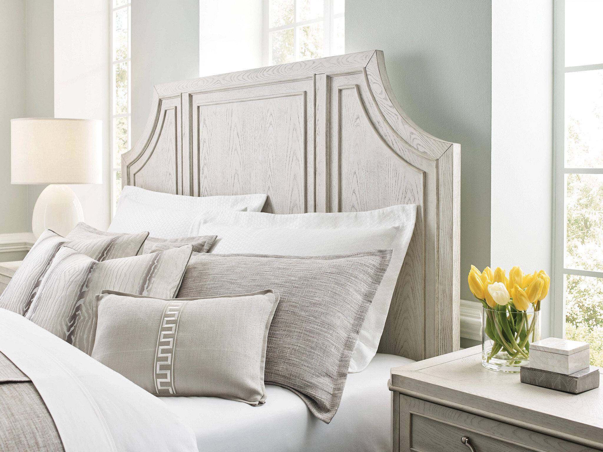 Harmony Angeline Wood Panel Bedroom Set