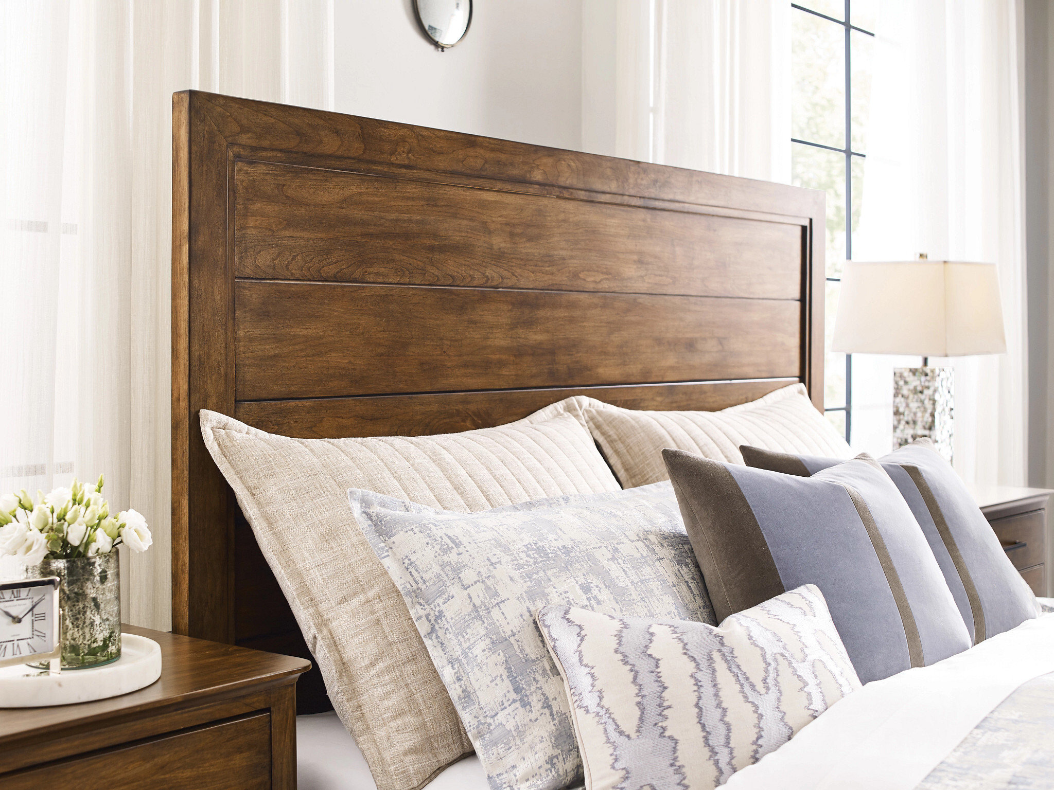 Abode Schafer Queen Size Wood Panel Bed