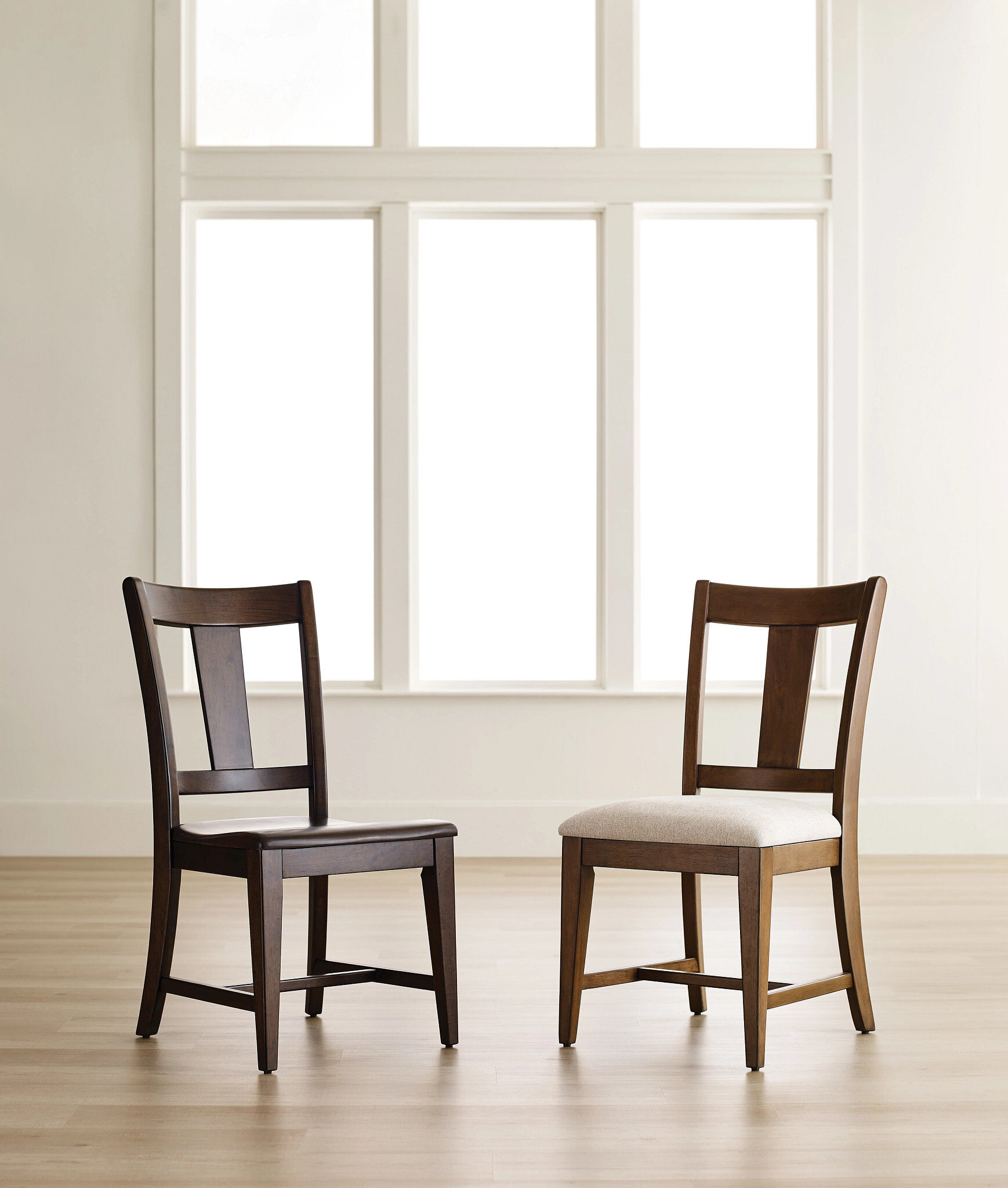 Kafe Splat Wood/Fabric Back Chair