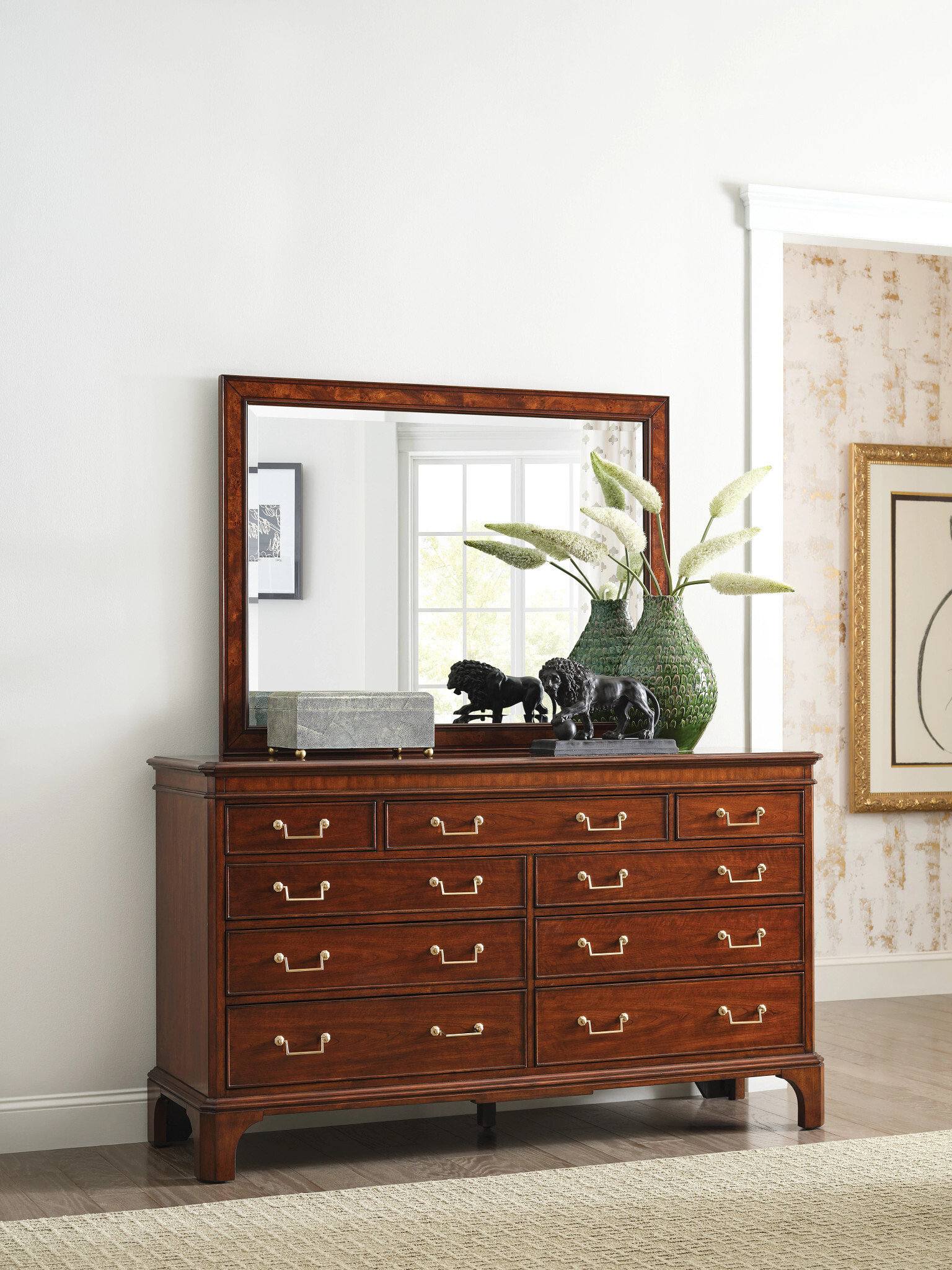 Addison Helmuth Wood Sleigh Bedroom Set
