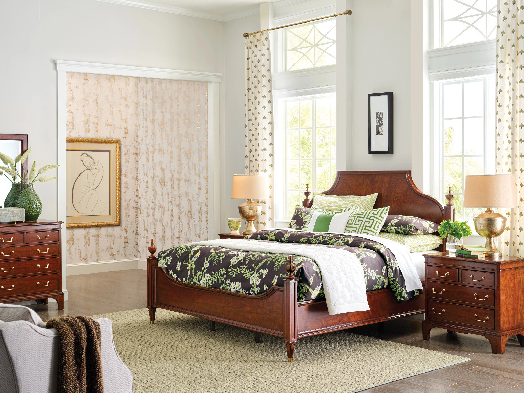 Addison Duncan Wood Poster Bed
