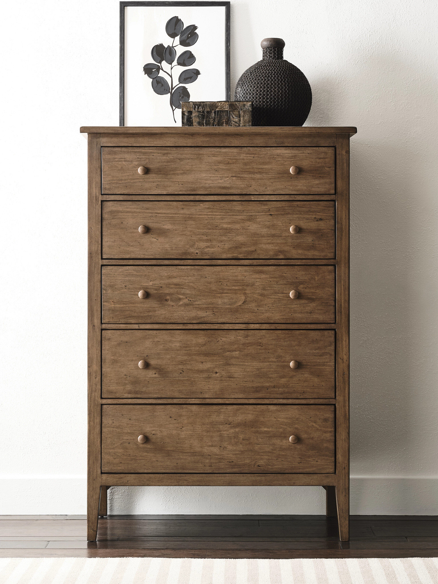 Arbor Glenwood Wood 5-Drawer Chest
