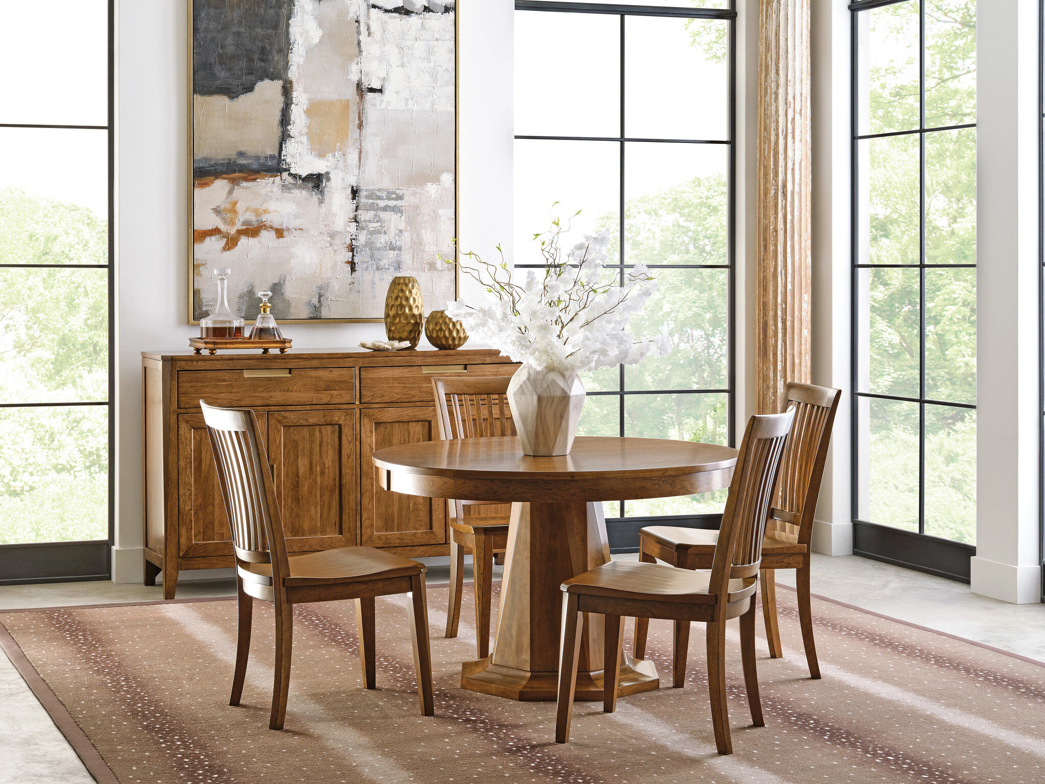 Aspire Caton Wood Slat Chair