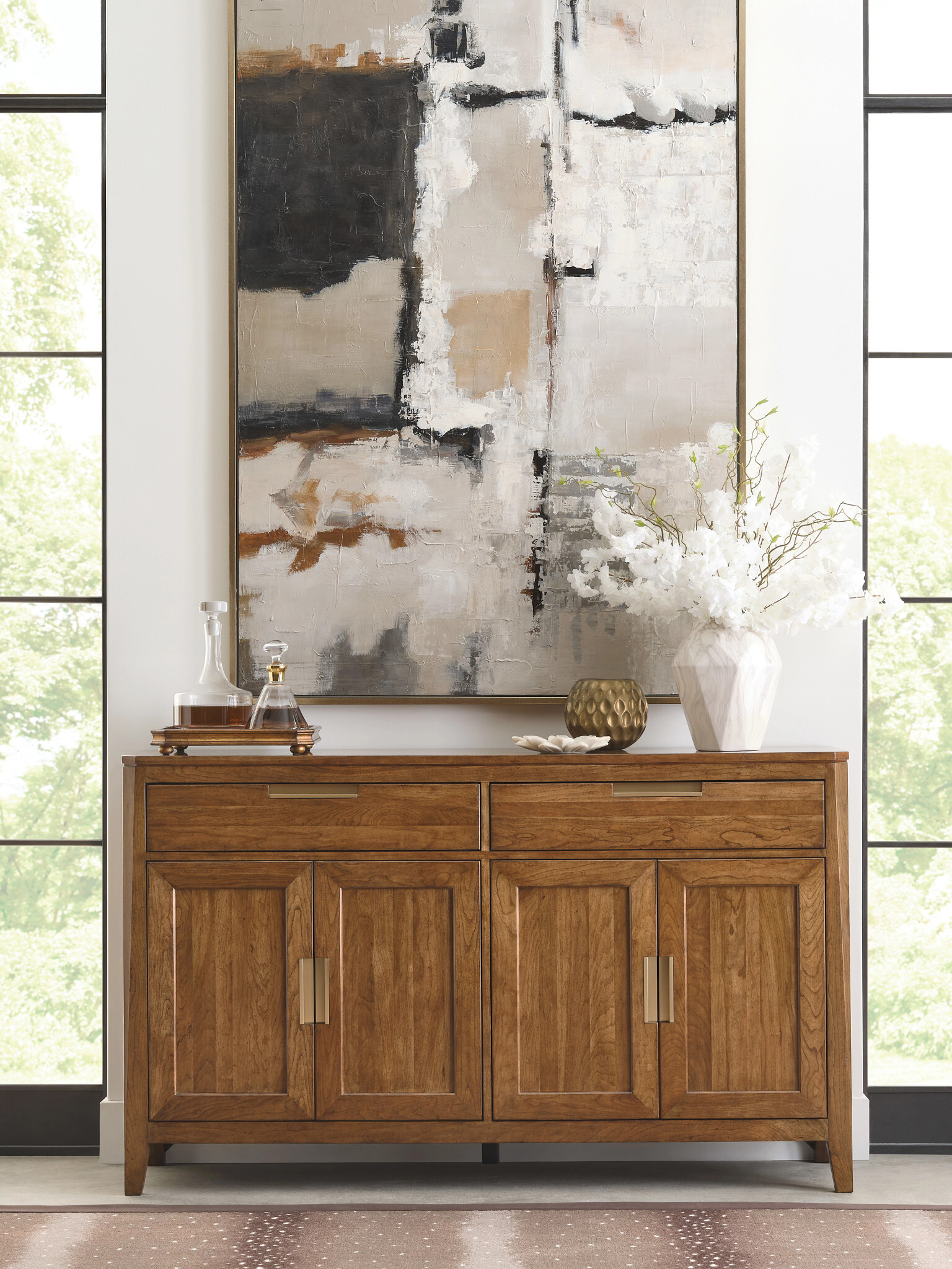 Aspire Array/Caton Round Wood Dining Room Set