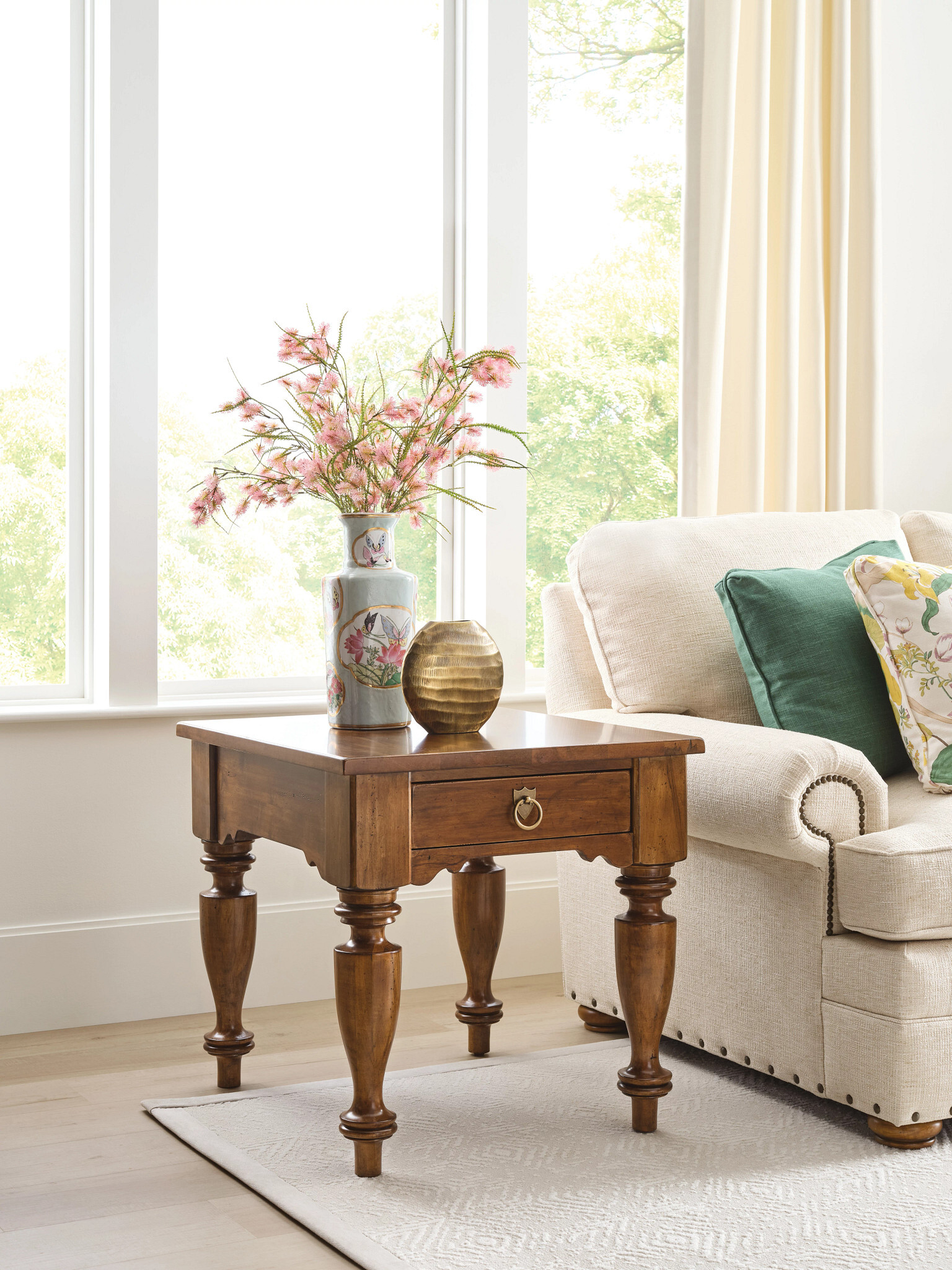 Bridgetown Kitridge Rectangular Wood Coffee Table Set