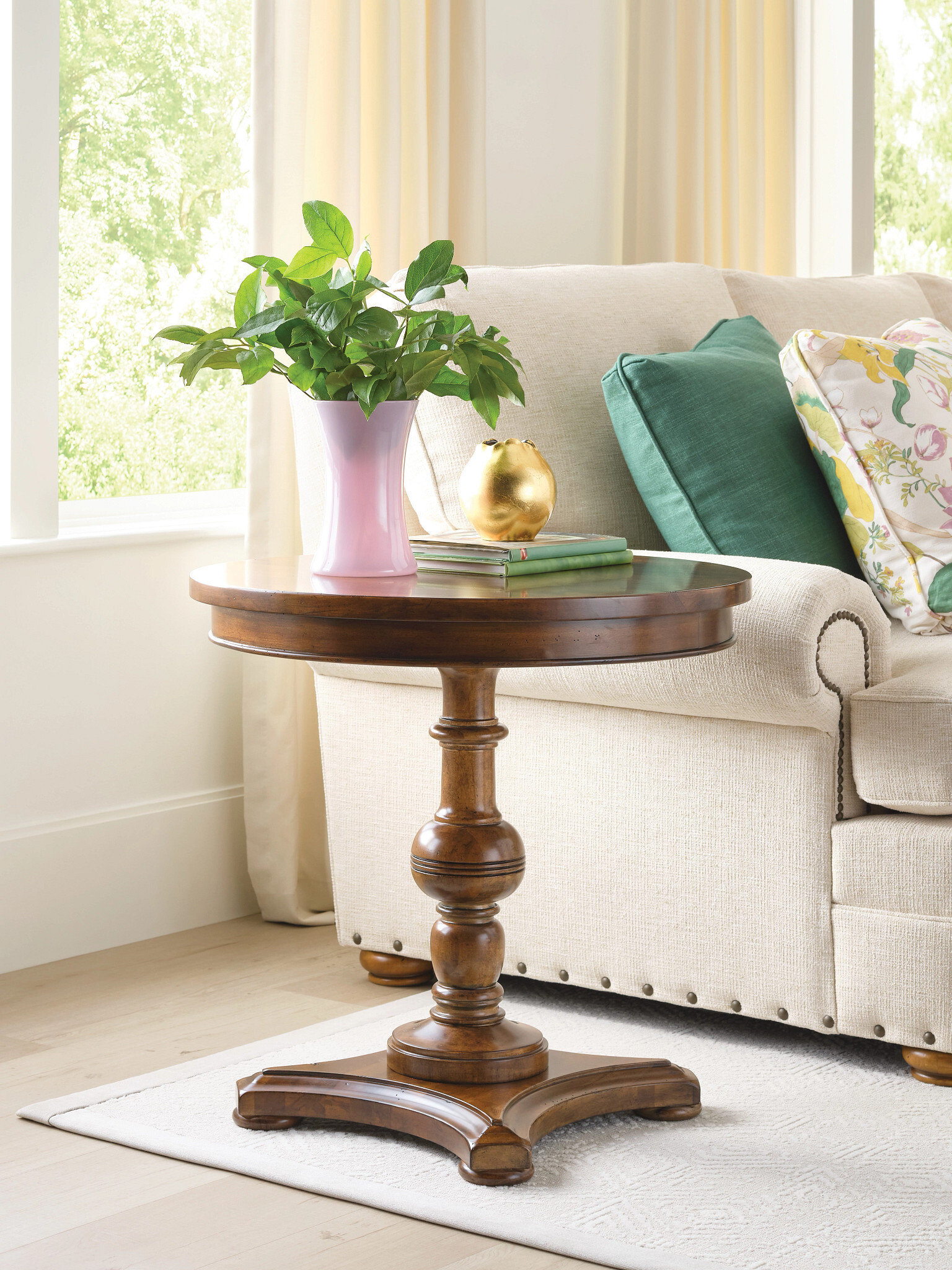 Bridgetown Grantley Round Wood End Table