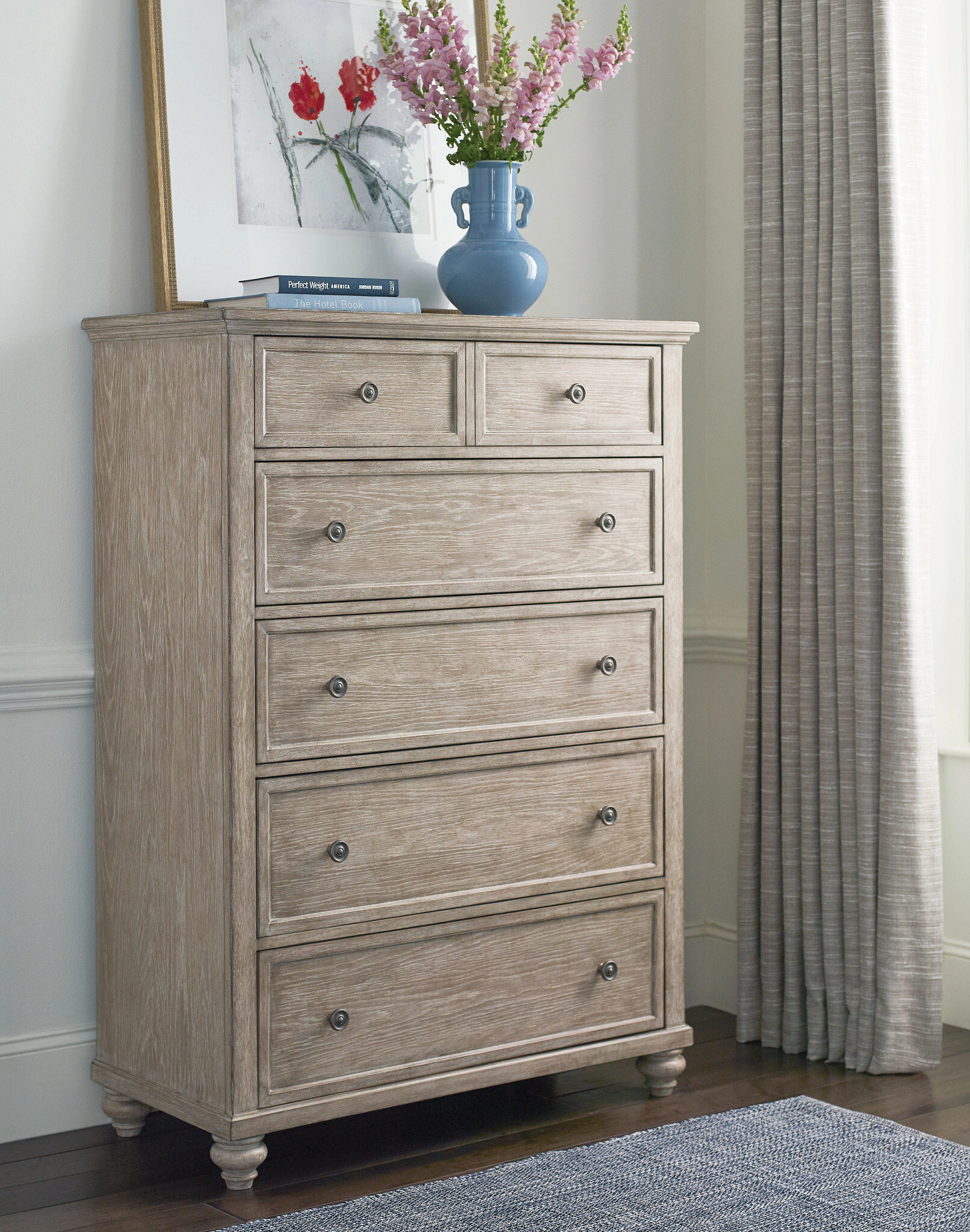 Cambric Vignette Wood Panel Bedroom Set