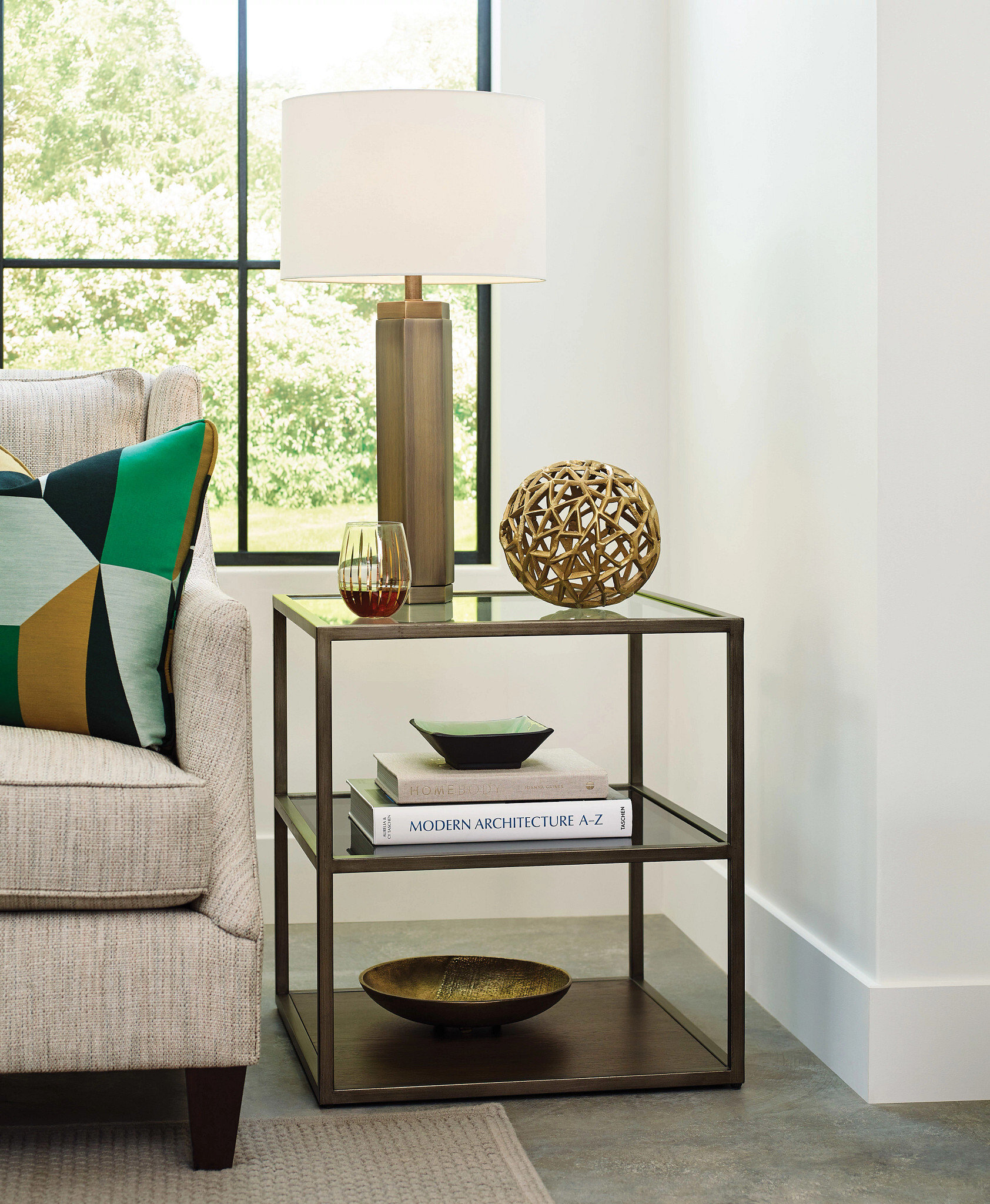 Table Trends Cleo Square End Table