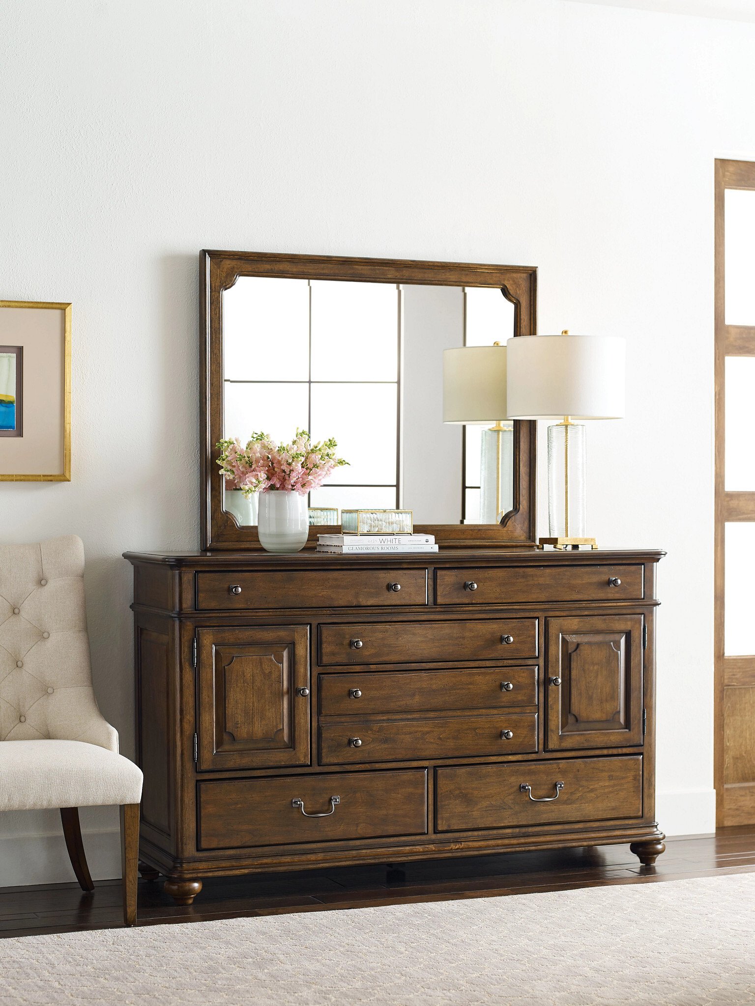Commonwealth Allenby Wood Panel Bedroom Set