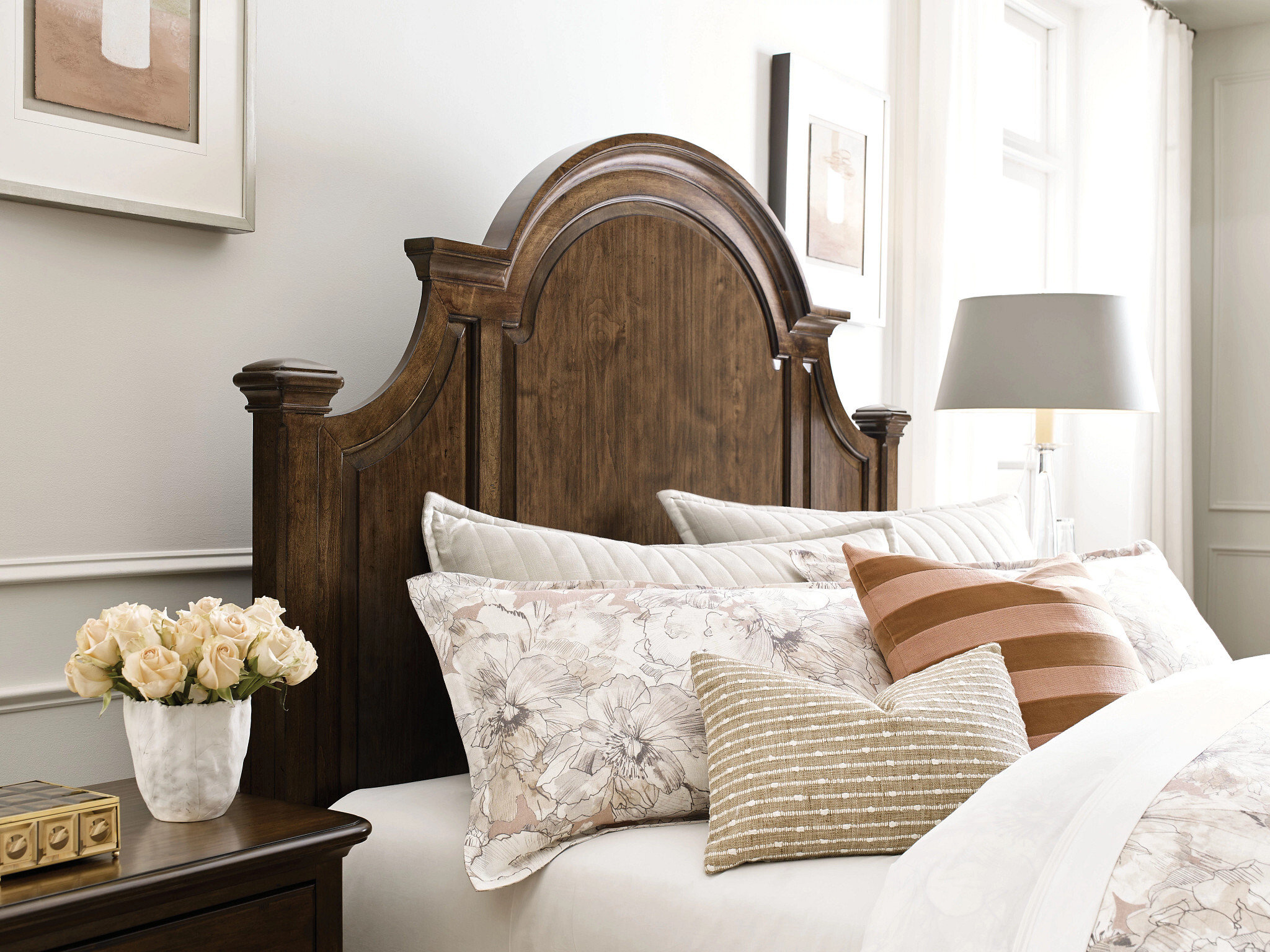 Commonwealth Allenby Wood Panel Bed