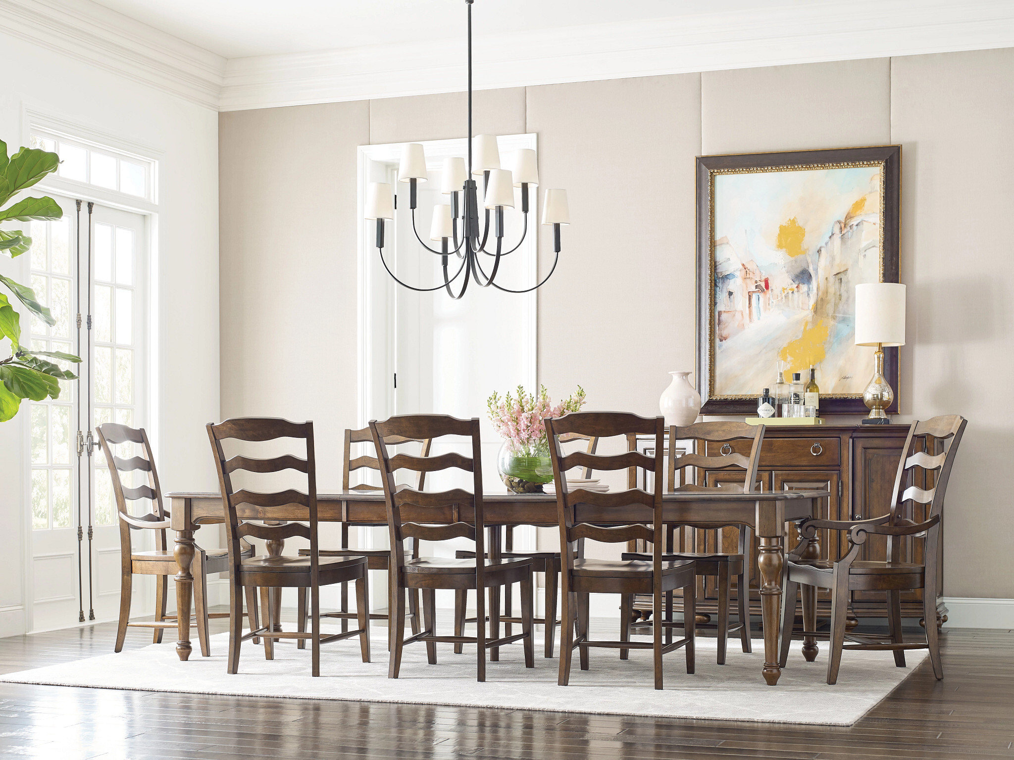 Commonwealth Renner Wood Arm Chair