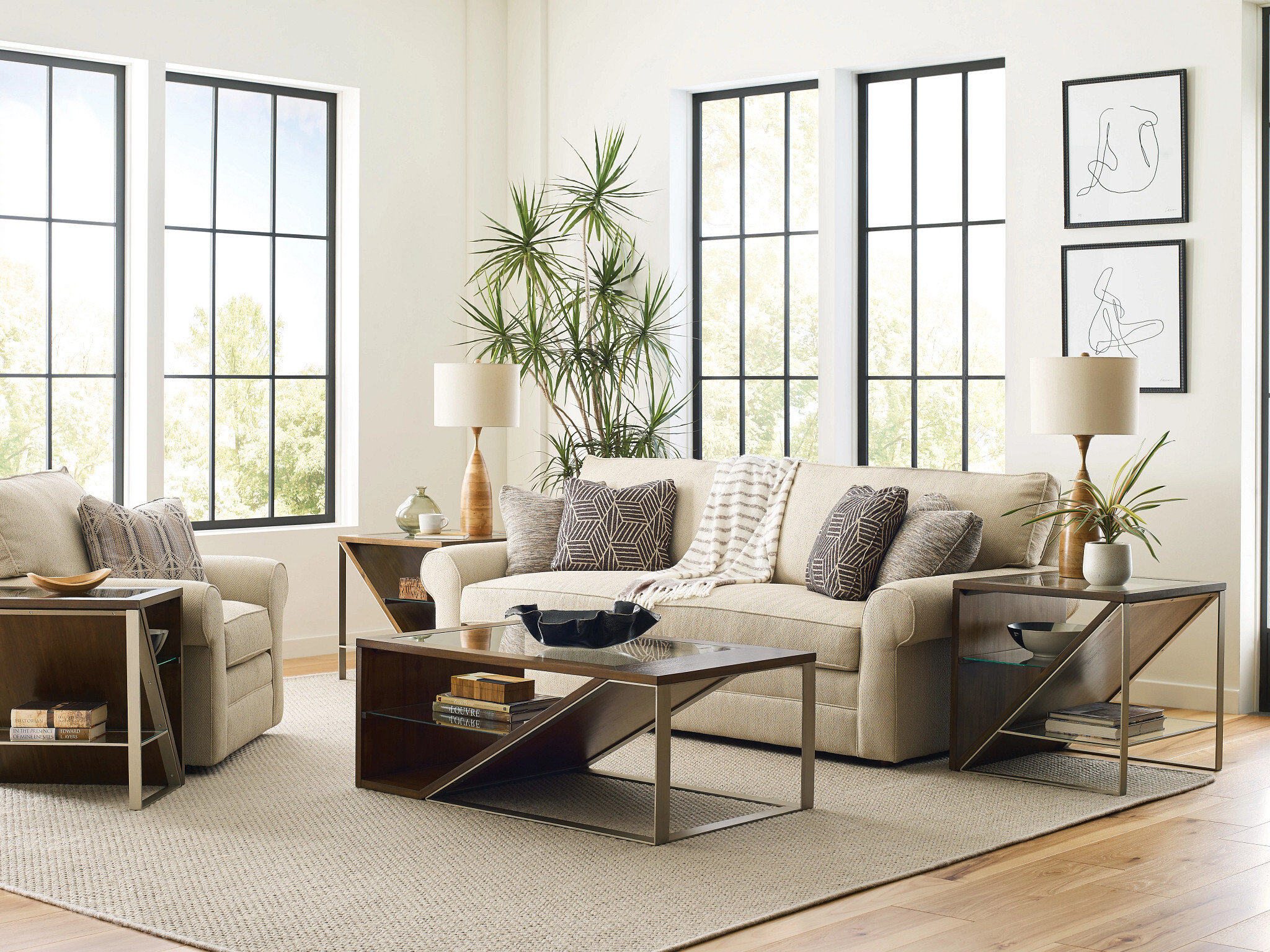 Editor Rectangular Chairside Table