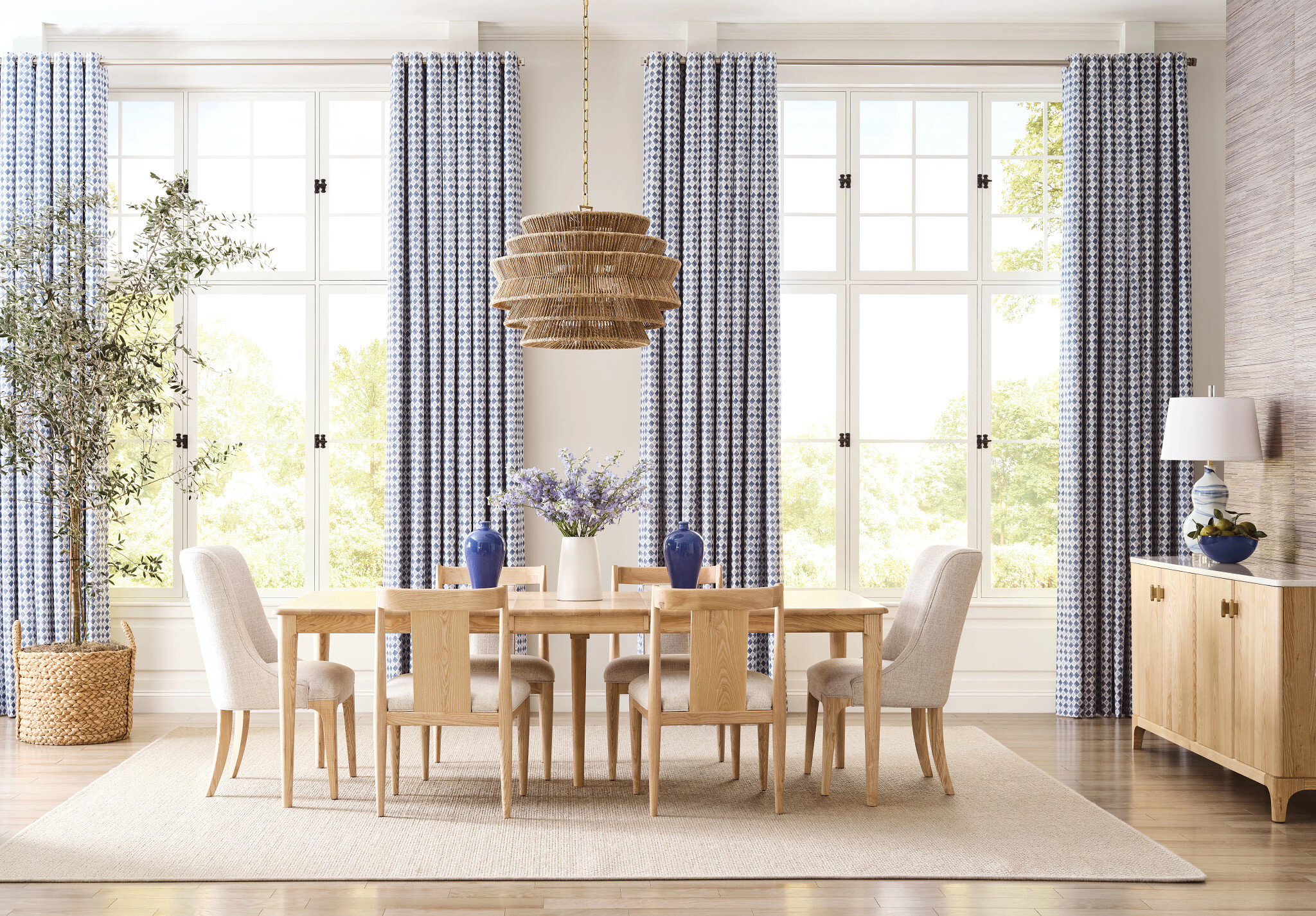 Essence Mcguire Fabric/Wood Host Chair
