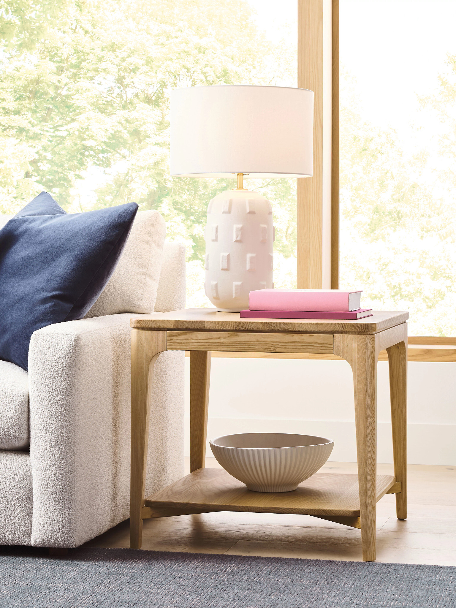 Essence Newport Rectangular Wood Coffee Table Set