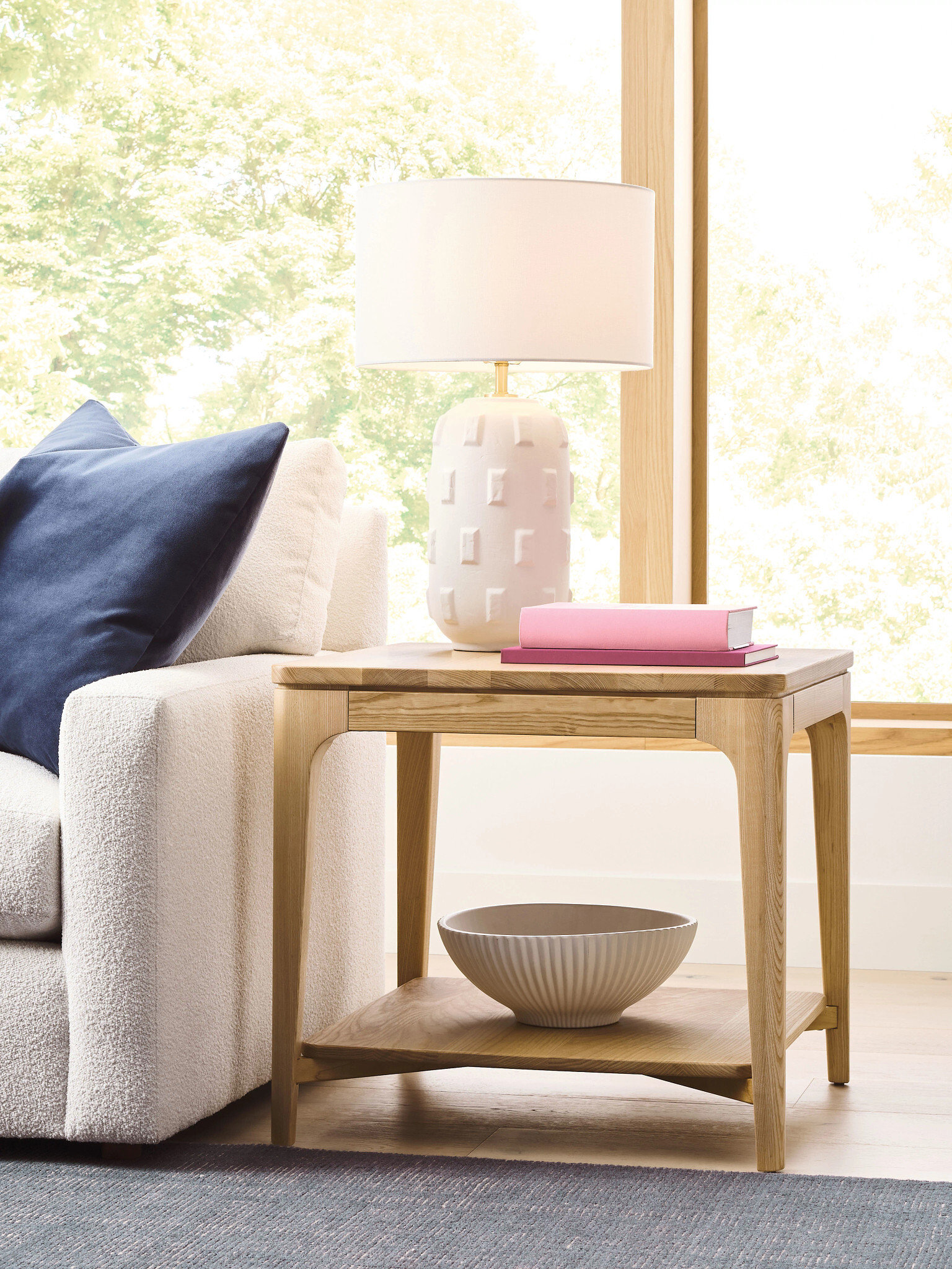 Essence Newport Square Wood End Table