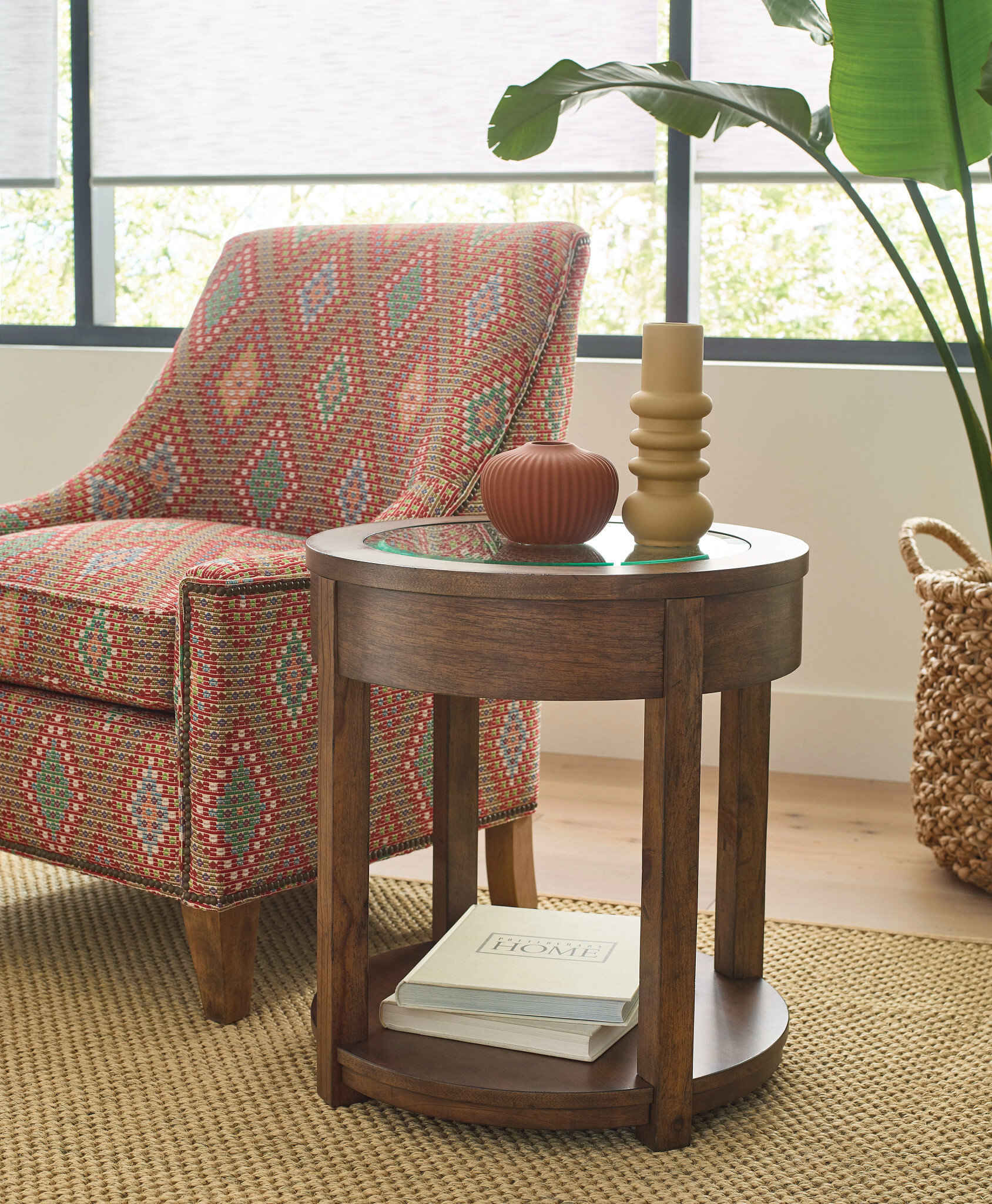 Foster Round End Table