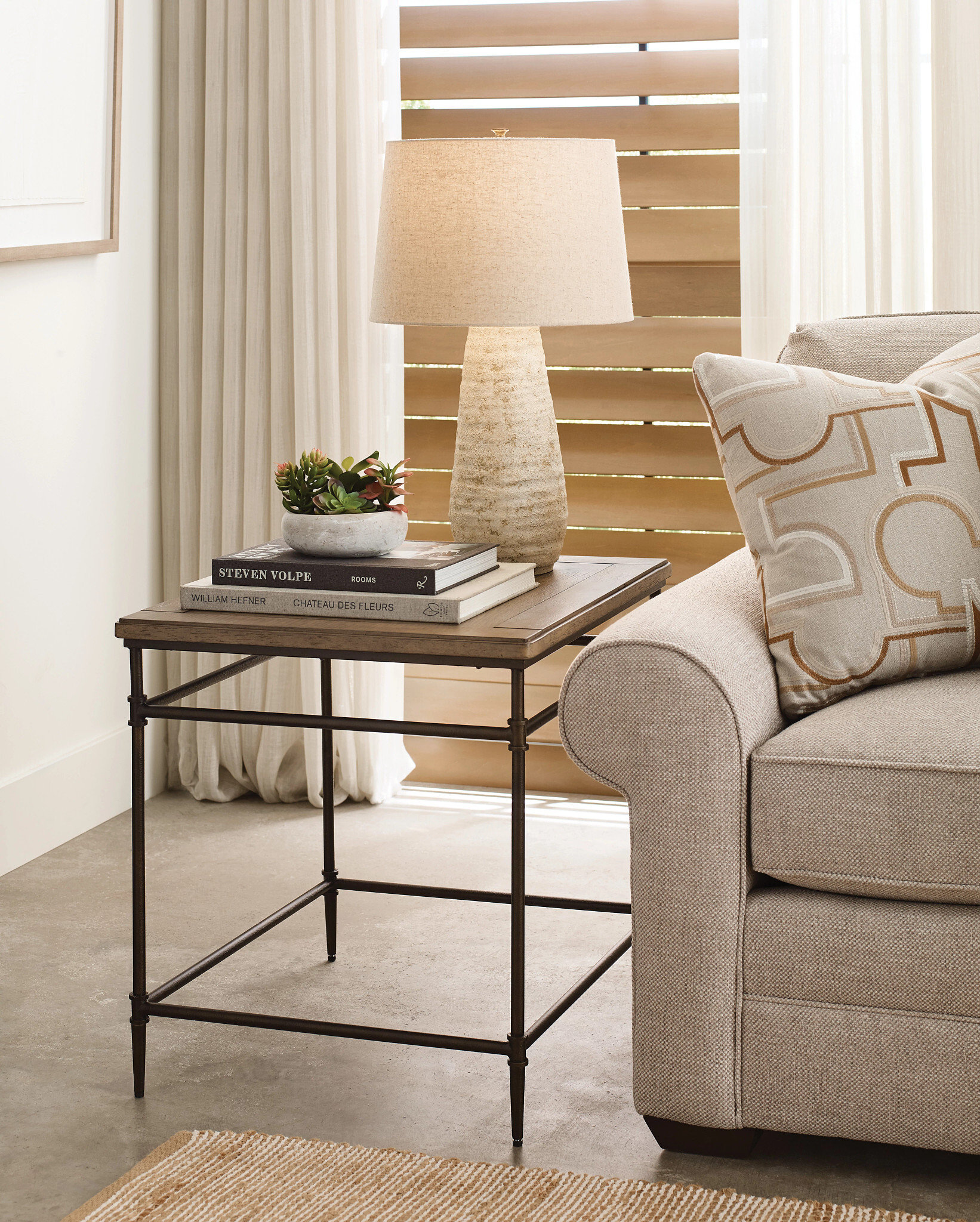 Crossroads-Hamilton Rectangular End Table