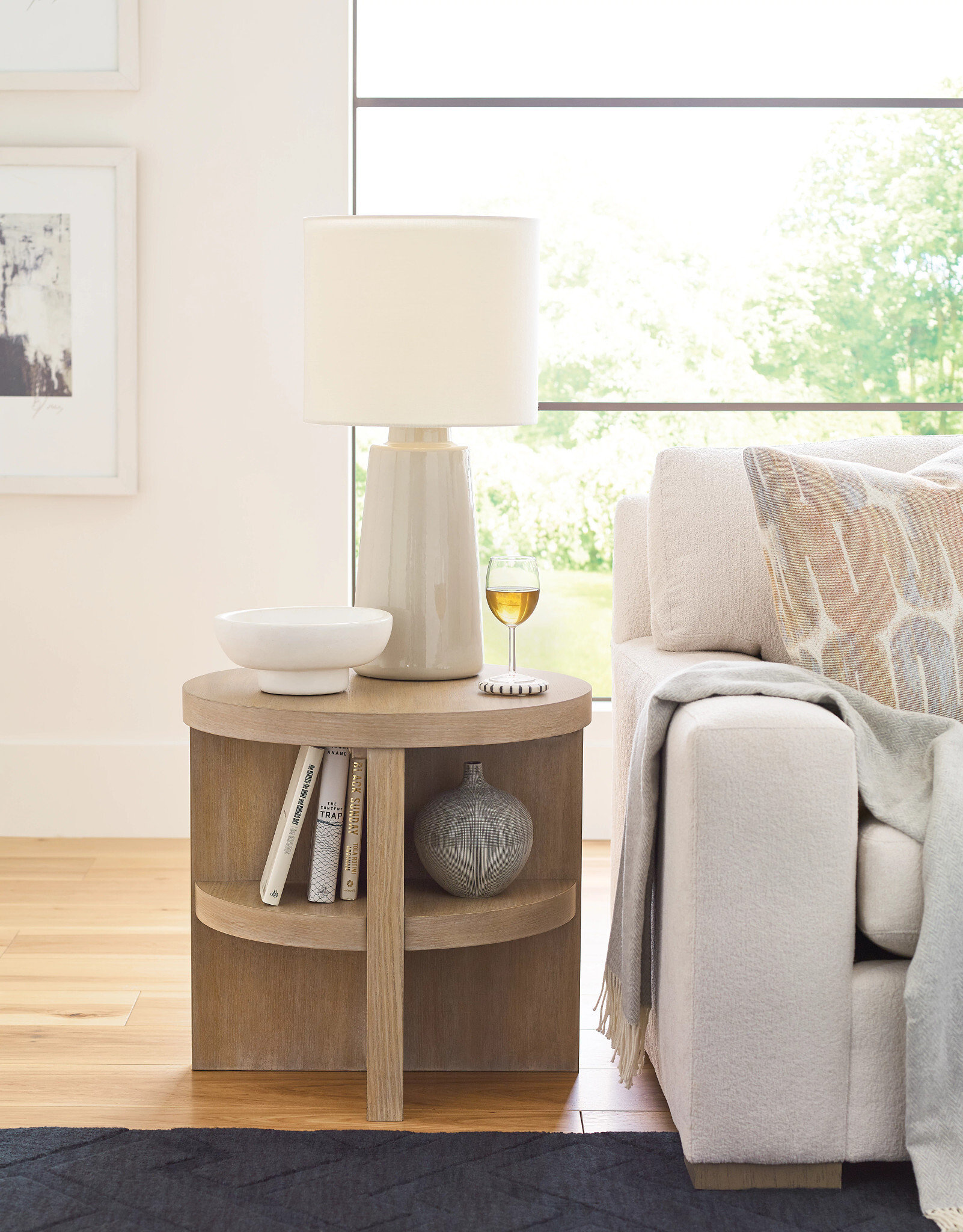 Indiya Round End Table