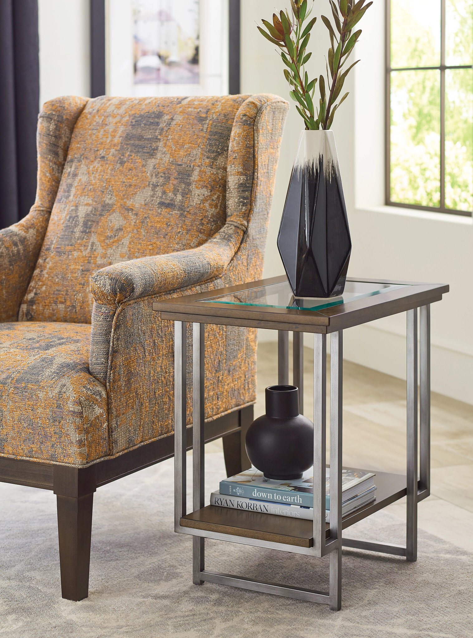 Hammary Living Room Rectangular End Table