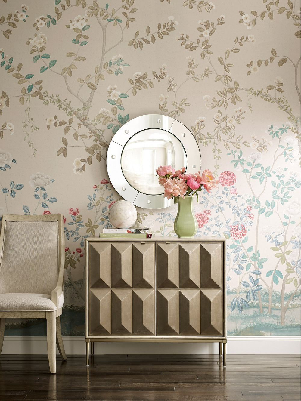 Lenox Siena Fabric/Wood/Metal Platform Bedroom Set