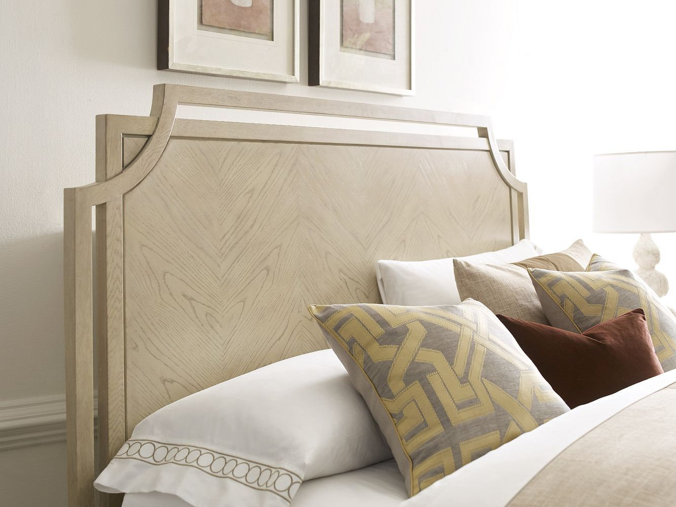 Lenox Royce Wood/Metal Panel Bed