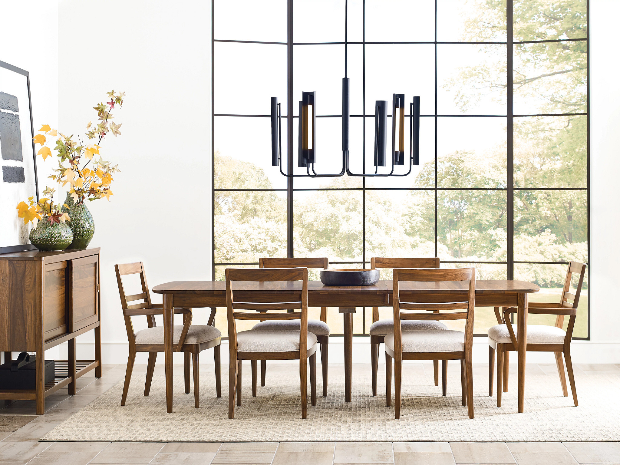 Monogram Hudson/Clubhouse Rectangular Wood Extendable Dining Room Set