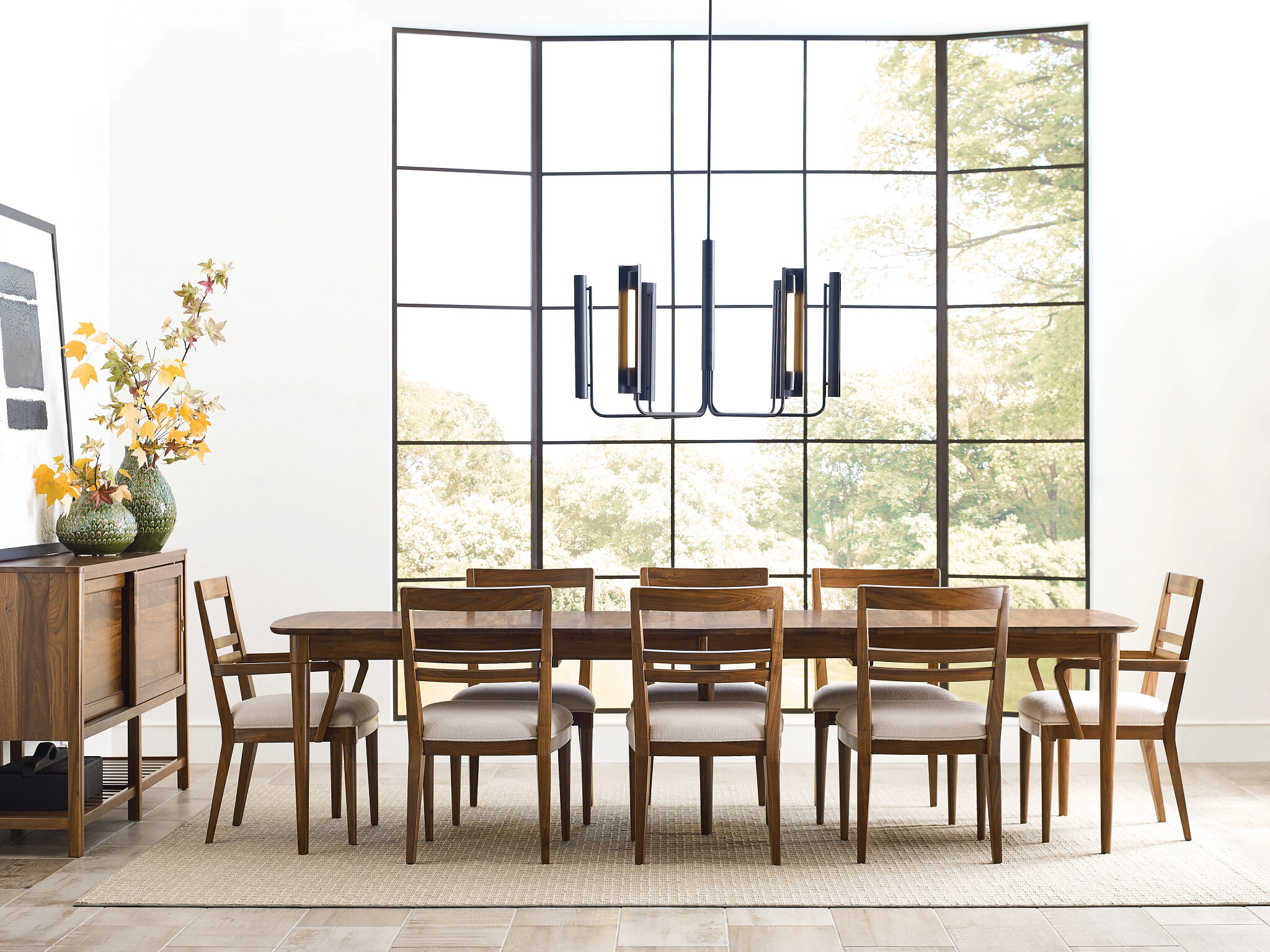 Monogram Hudson/Clubhouse Rectangular Wood Extendable Dining Room Set