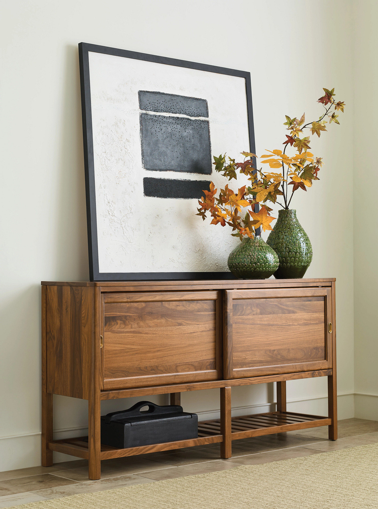 Monogram Roanoke Wood Display Buffet w/2 Doors
