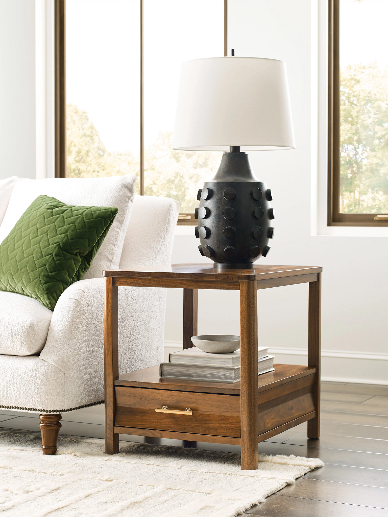 Monogram Parkway Rectangular Wood Coffee Table Set