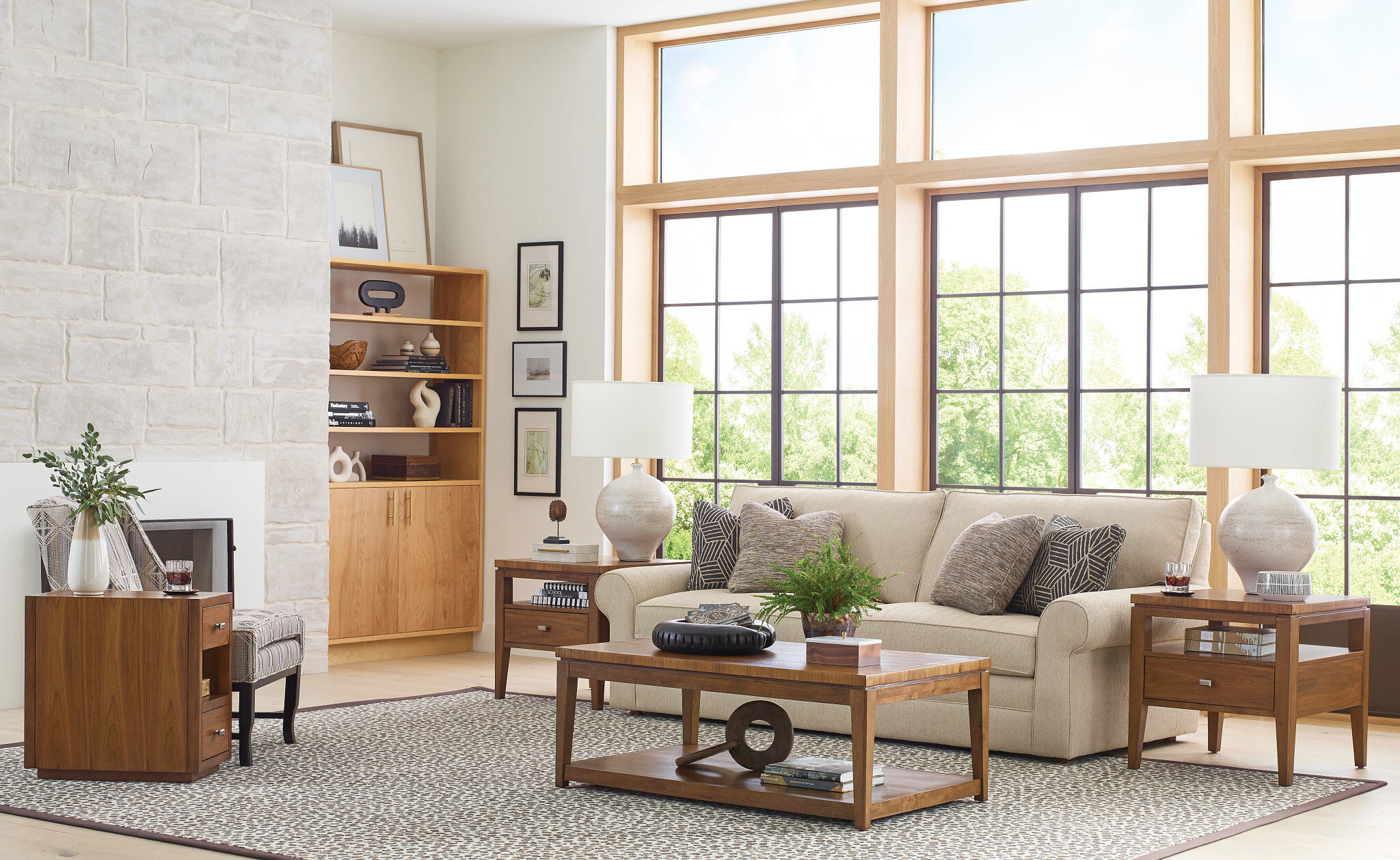  Hammary Premise Wood Living Room Coffee Table