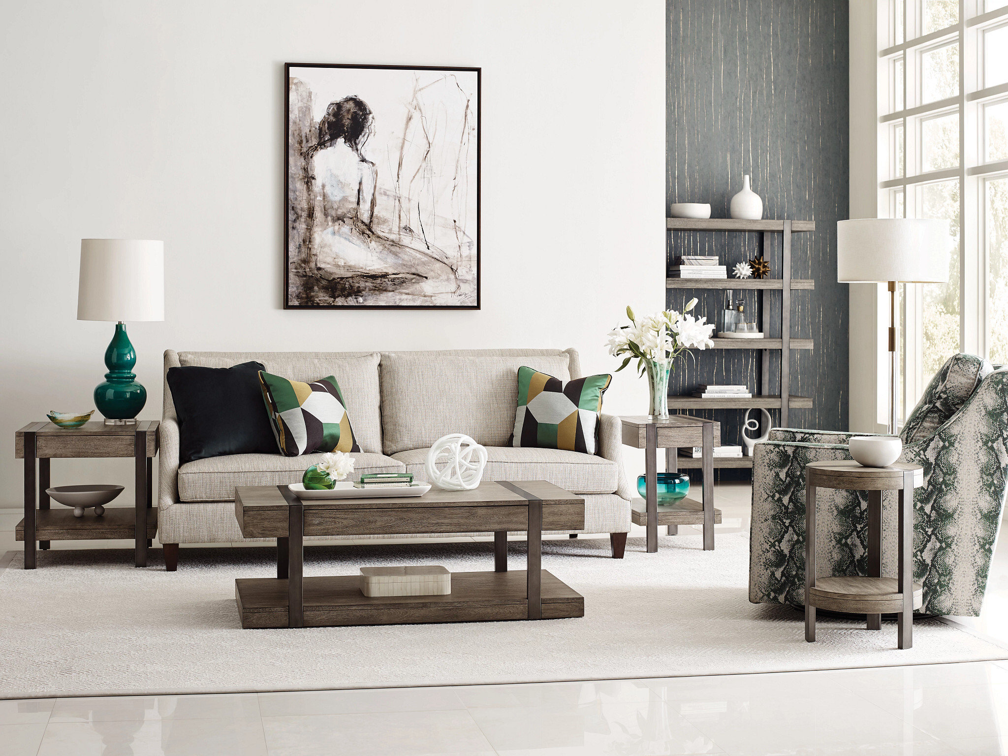 Hammary Sandler Rect. Living Room Coffee Table
