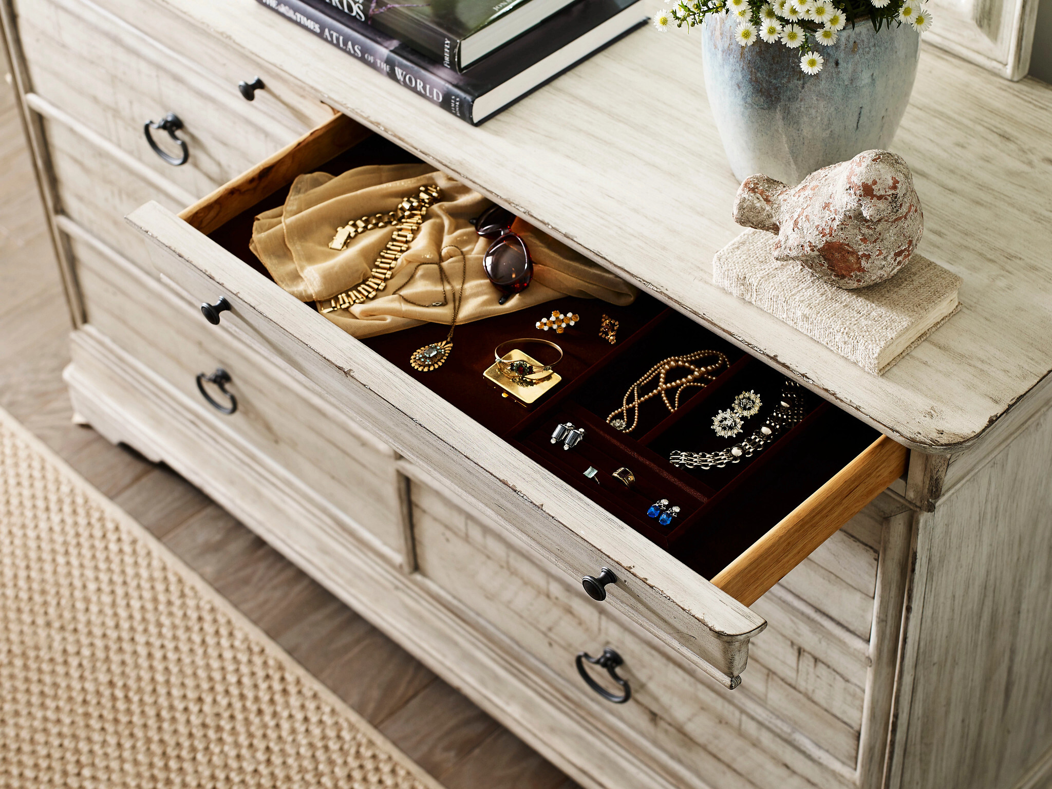 Selwyn Carlisle Wood Panel Bedroom Set