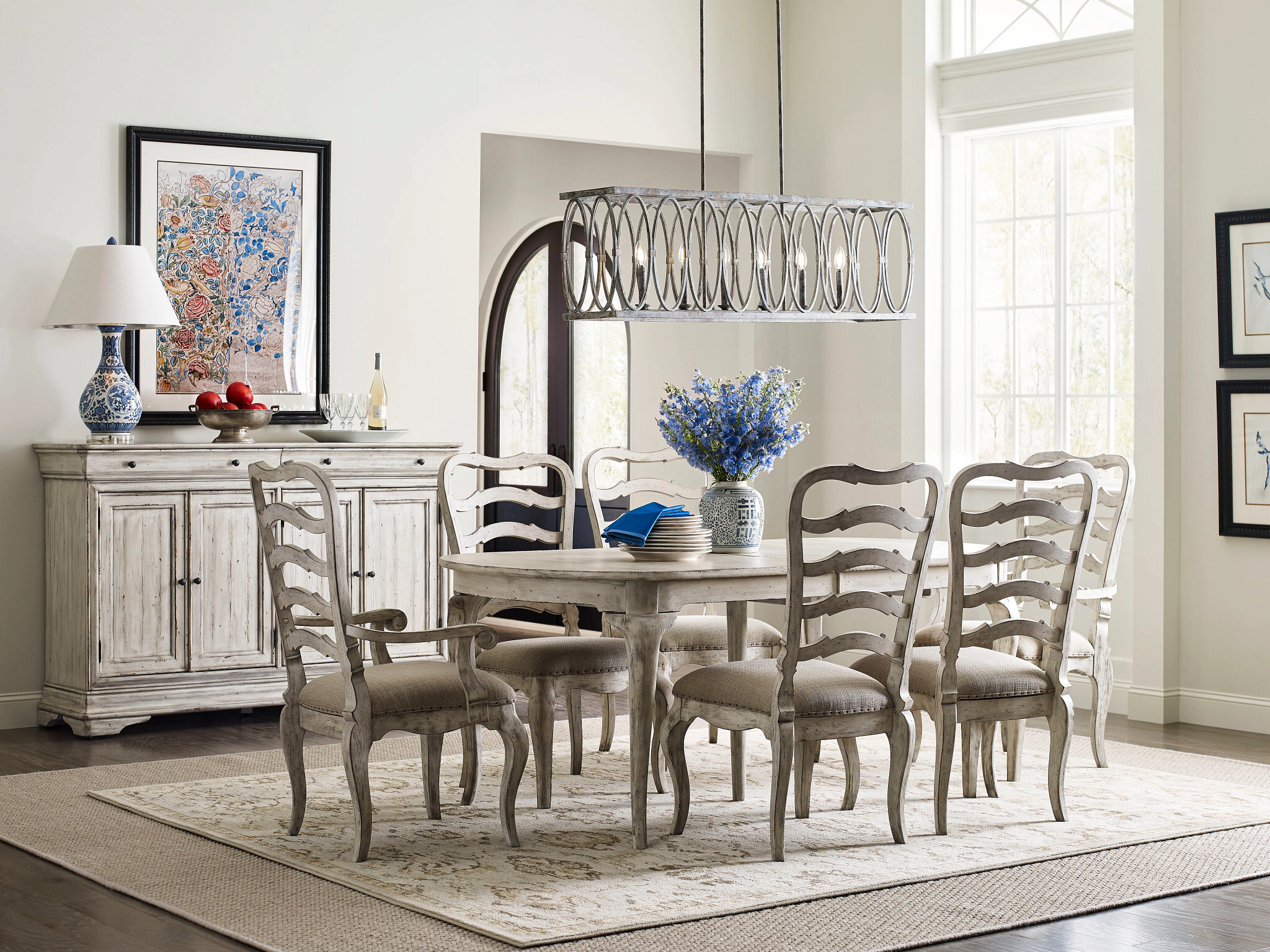 Selwyn New Haven Oval Wood Extendable Dining Table