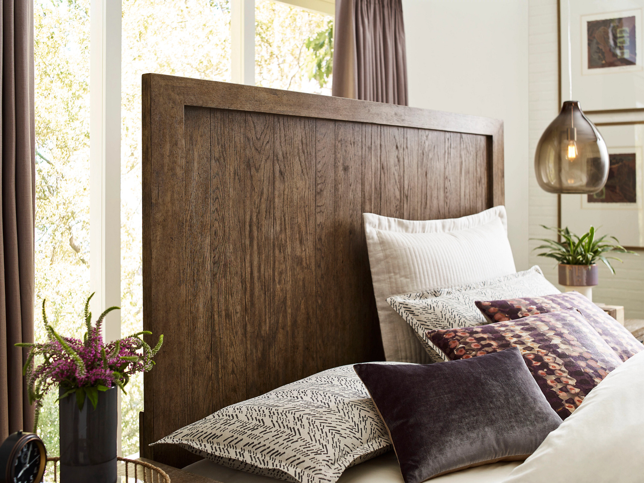 Skyline Trenton Wood Panel Bedroom Set