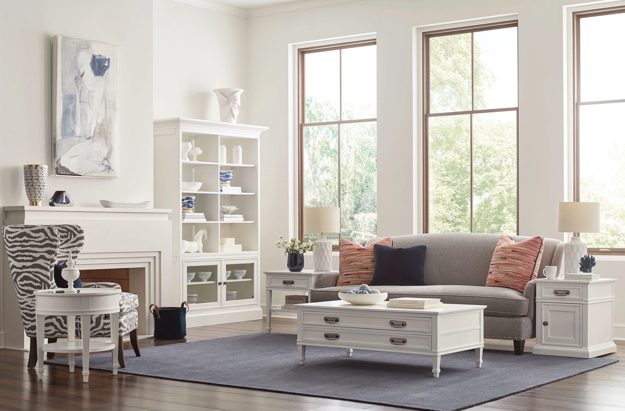 Hammary Structures Rectangular Wood Living Room Coffee Table