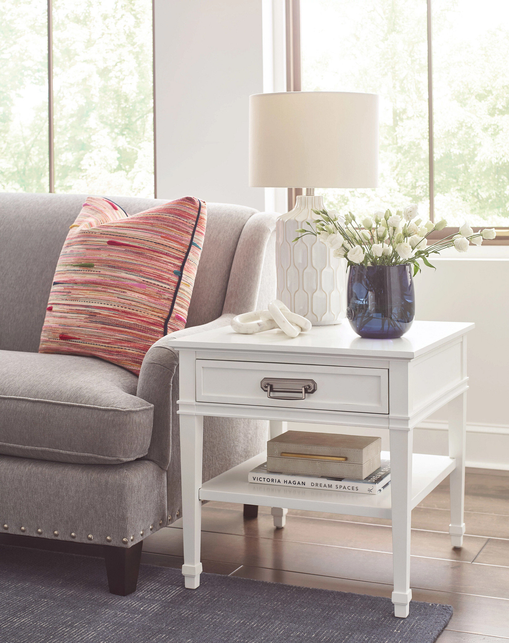 RECTANGULAR END TABLE