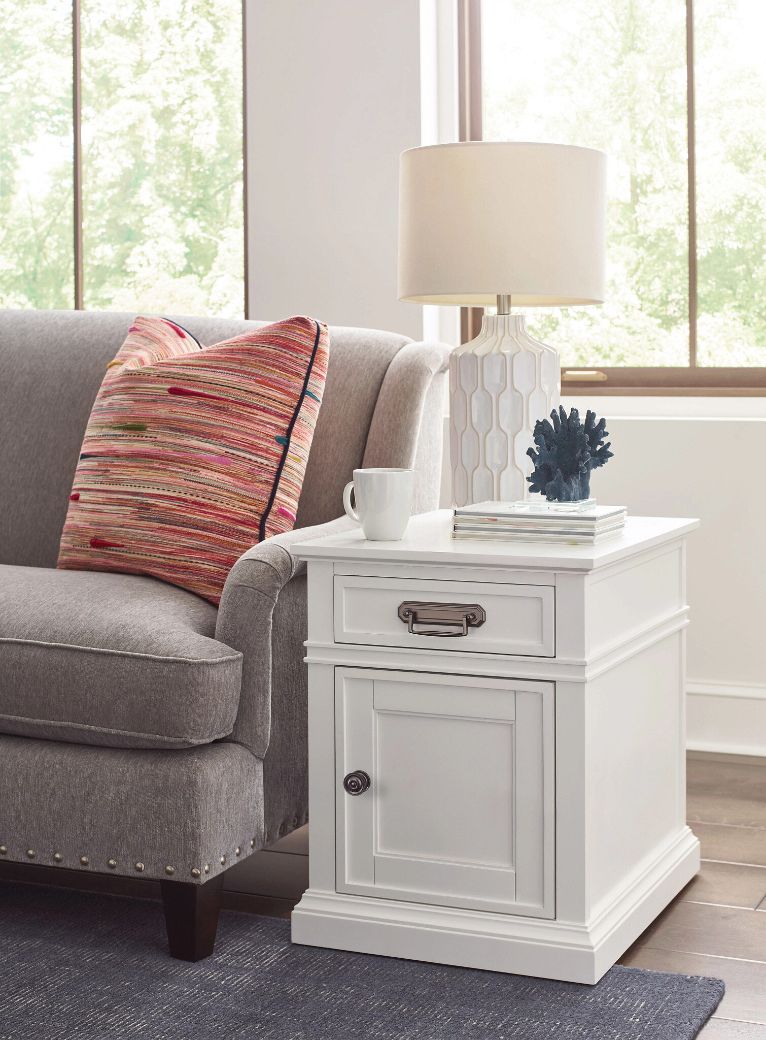 RECTANGULAR END TABLE