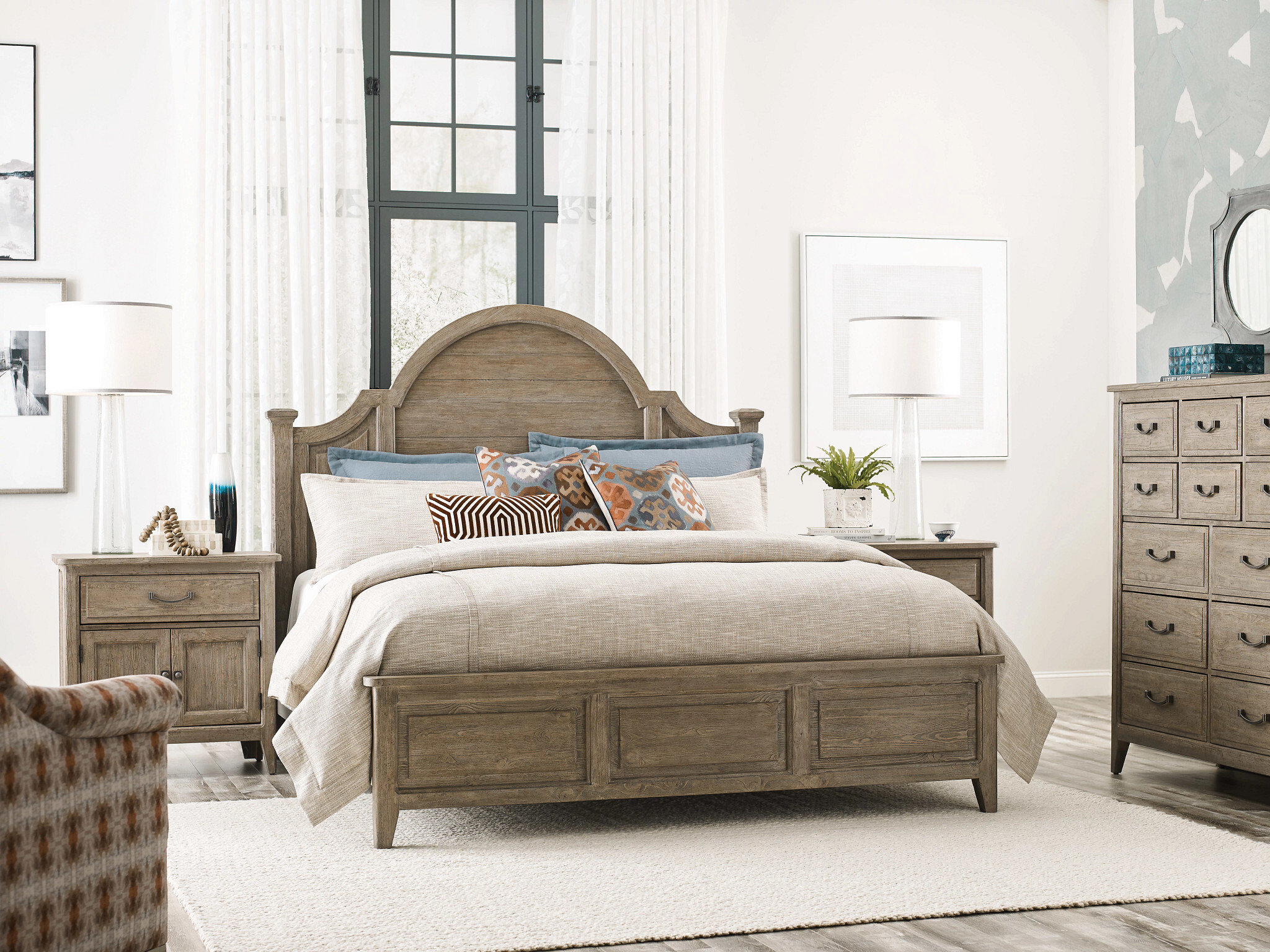 Urban Cottage Allegheny Wood California King Size Panel Bed