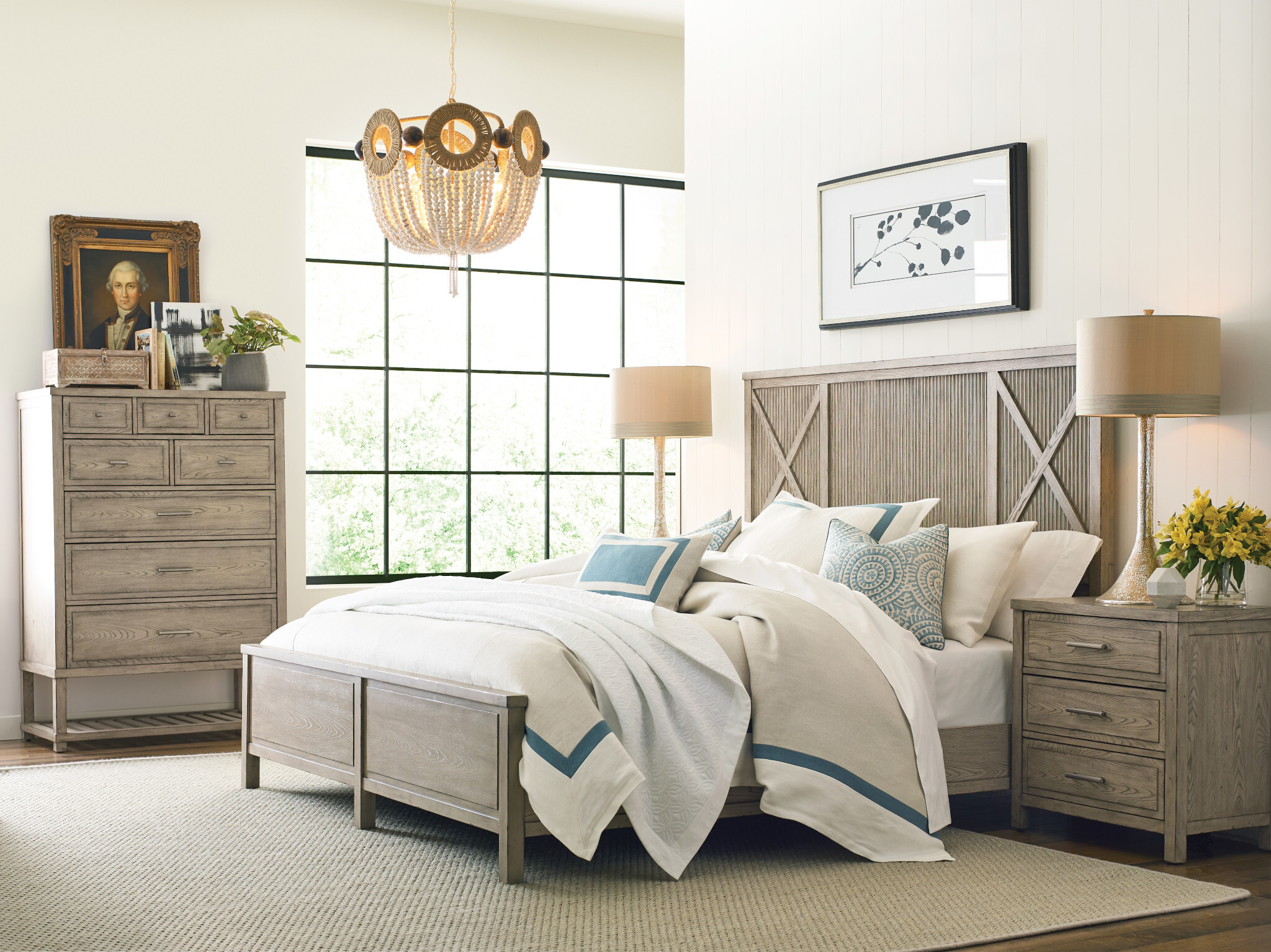 West Fork Canton Wood Panel Bed, King Size