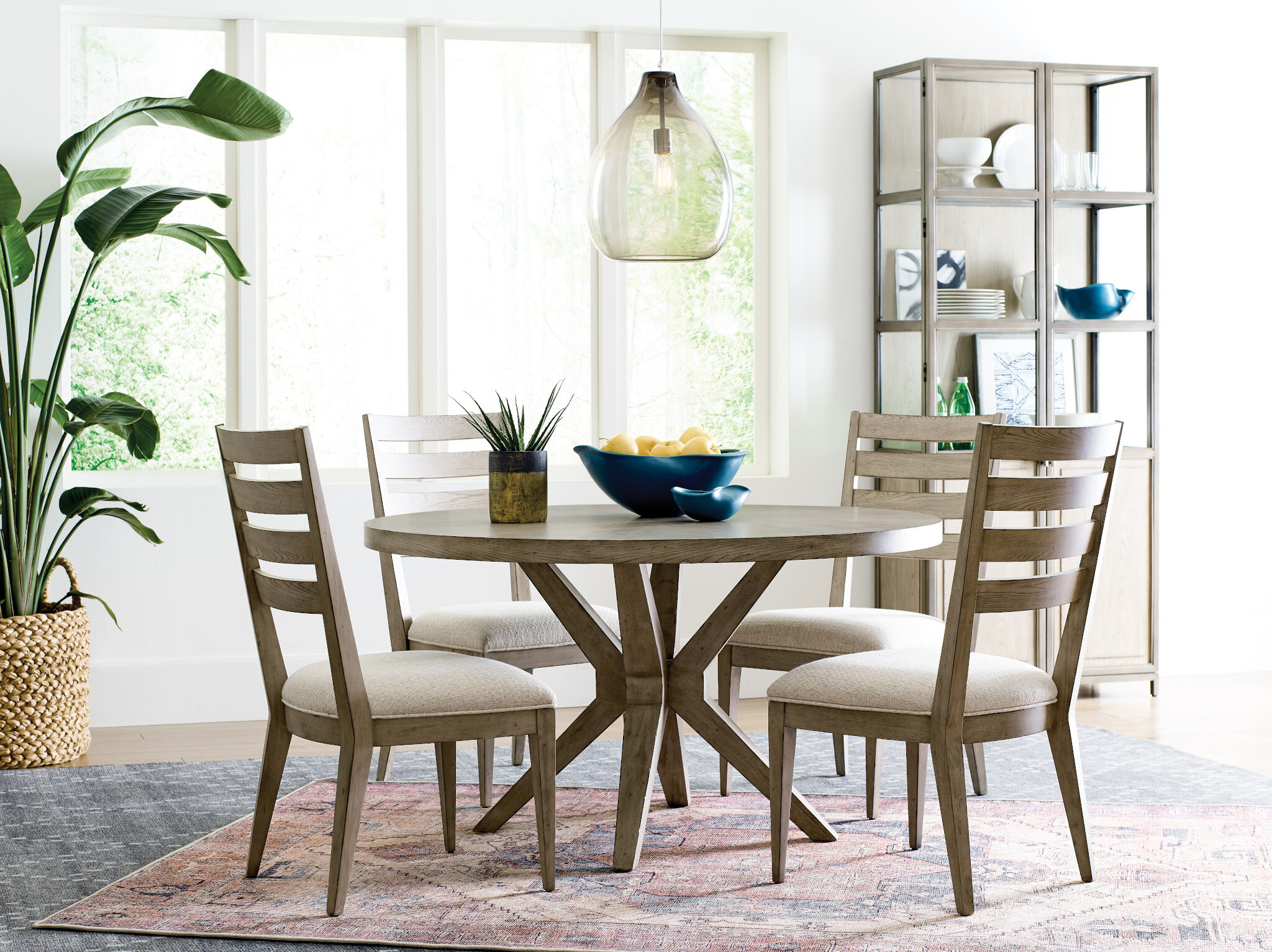 West Fork Hardy Round Wood Dining Table