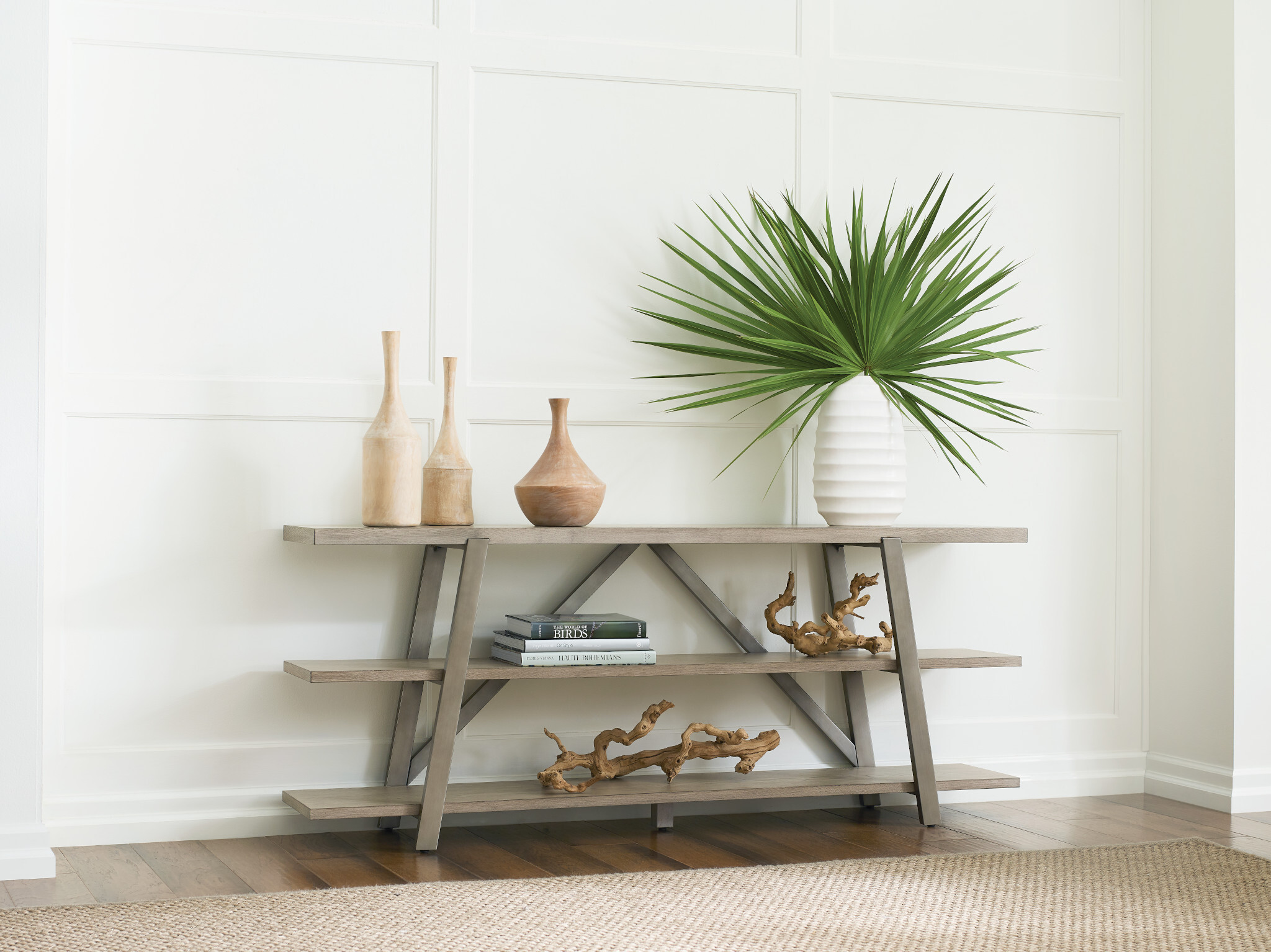 West Fork Bailey Wood/Metal Console Table