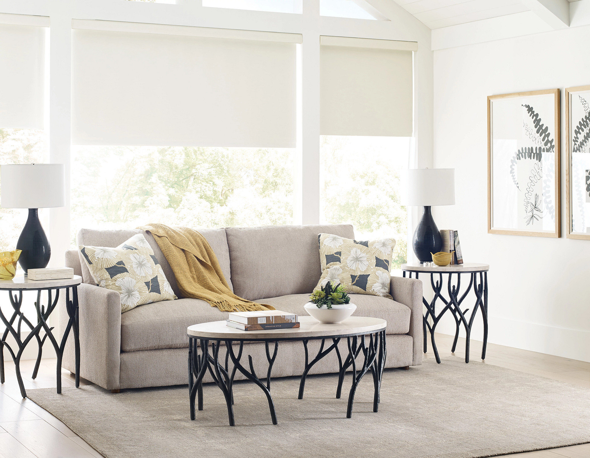 Living Room Hammary Willow End Table