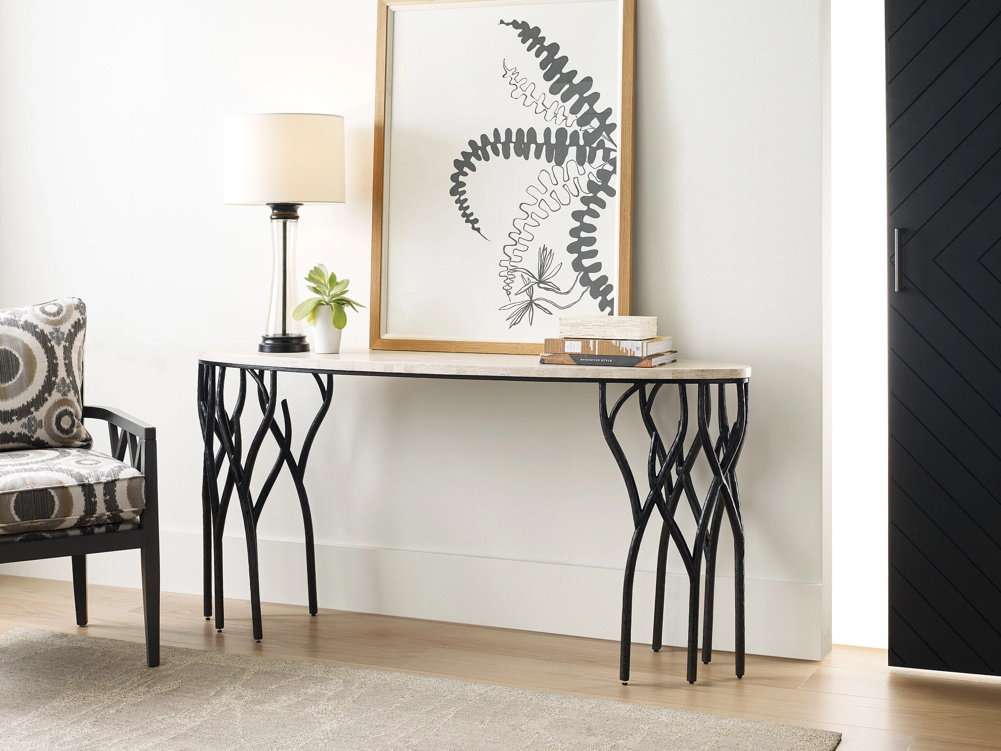 Hammary Furniture Willow Sofa Console Table